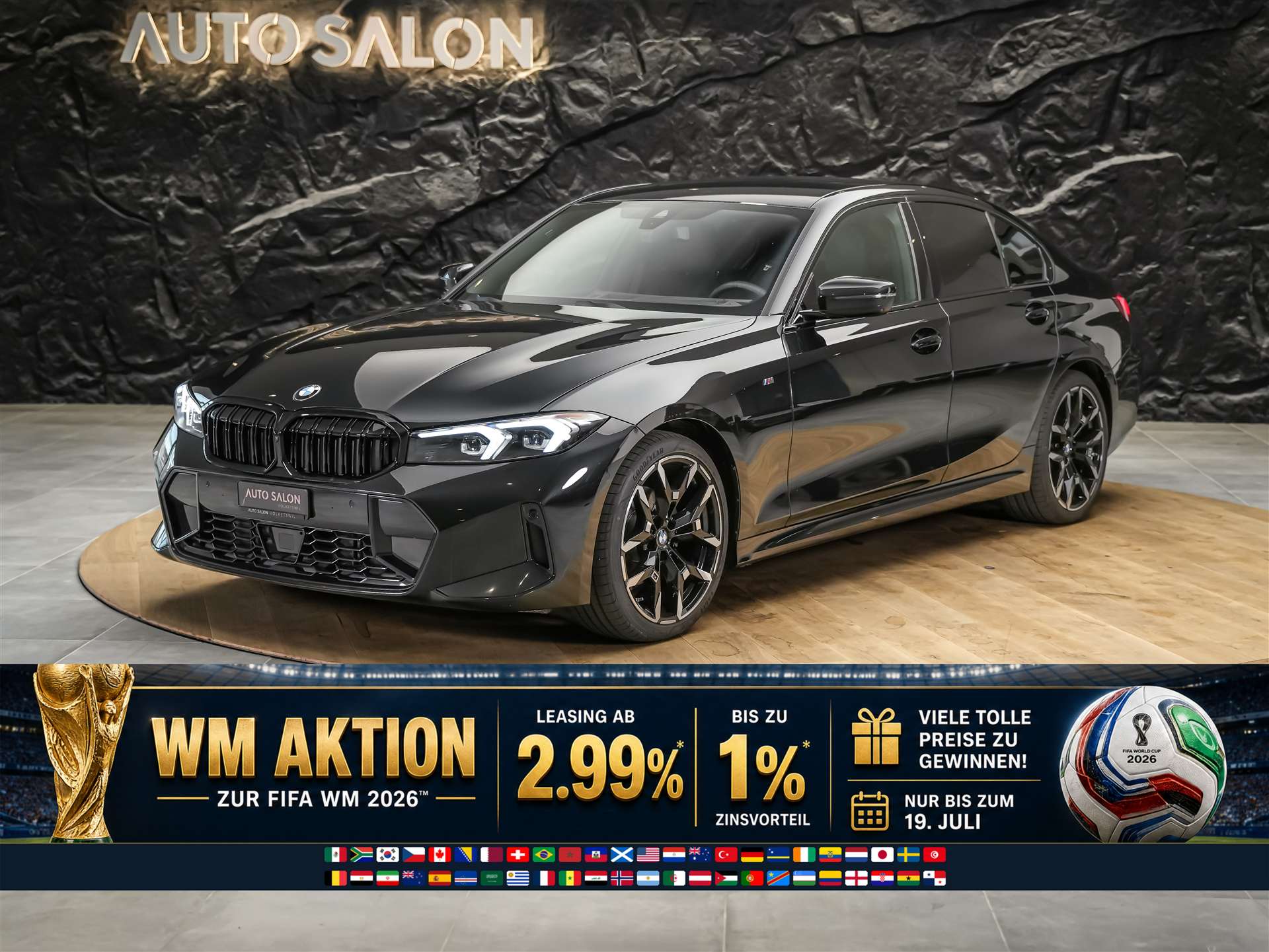 BMW 320i xDrive Steptronic M Sport *Werksgarantie*Head Up Display*Abstandsregler*-image-0