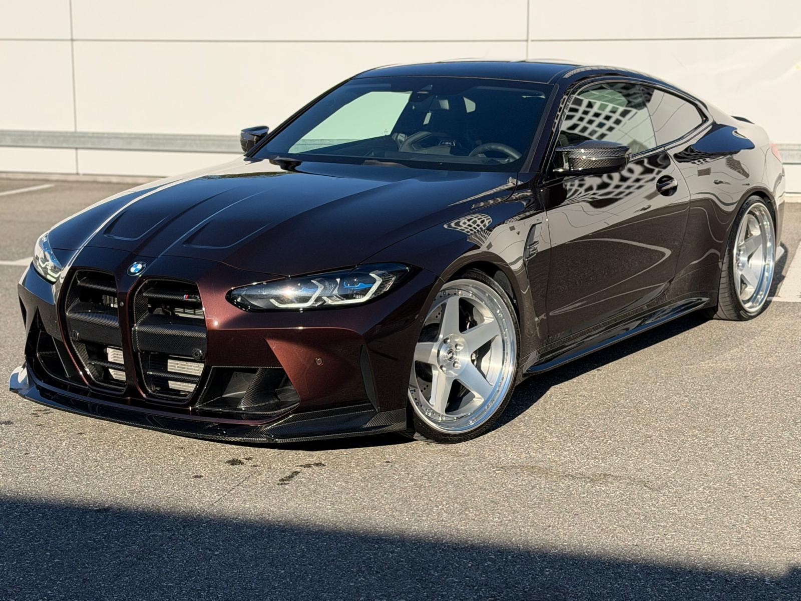 BMW M4 Coupé Competition Individual Macadamia Braun Werksgarantie bis 01.2029