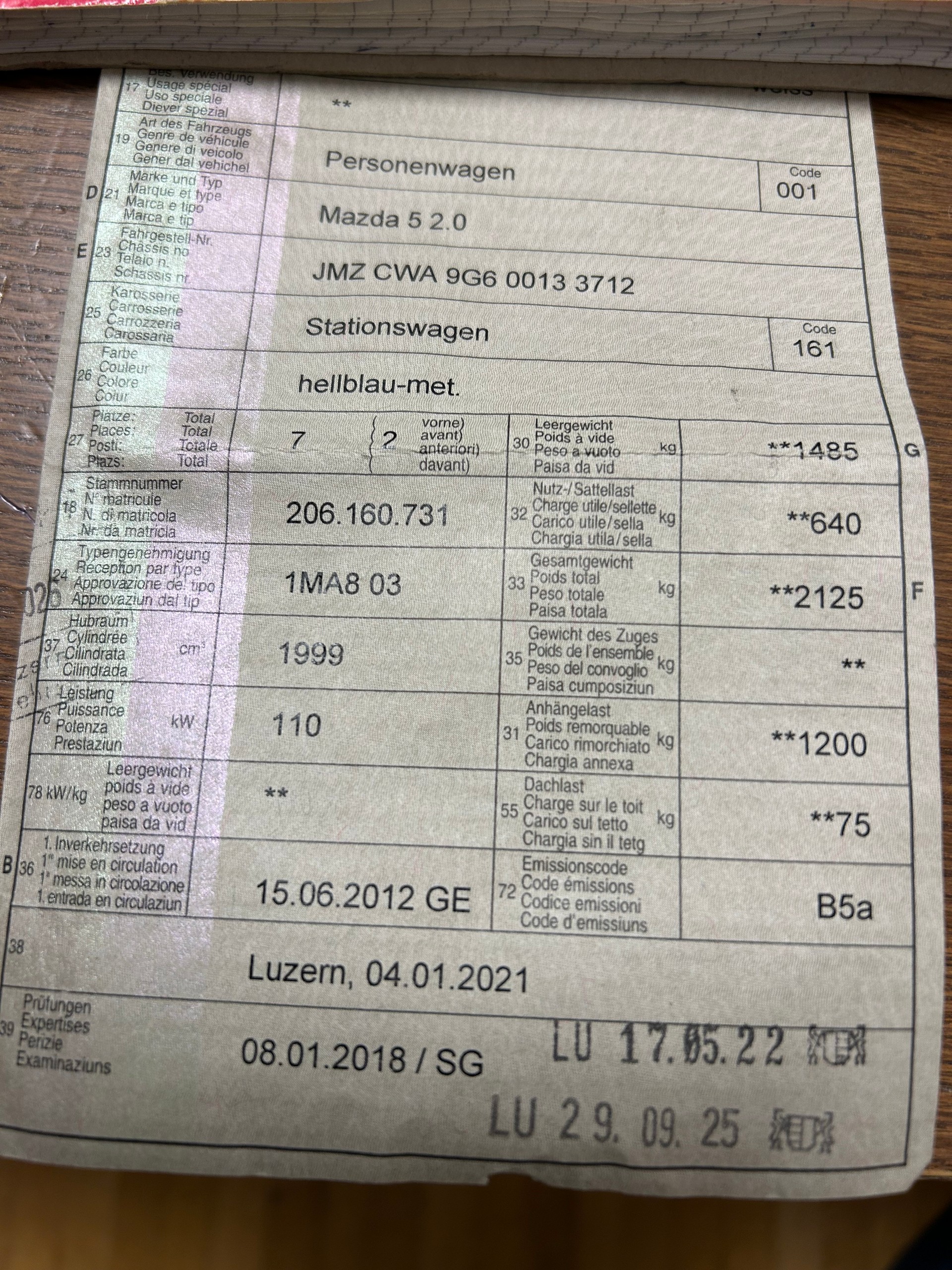 MAZDA 5 2.0 16V Sport-image-11