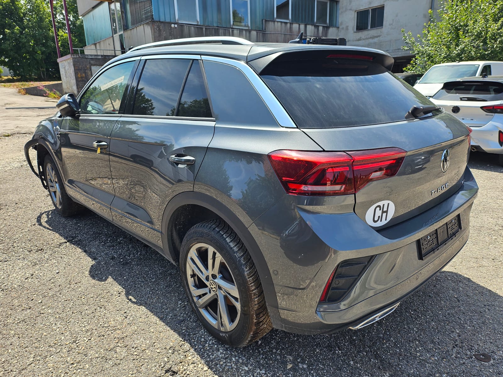VW T-Roc 2.0 TSI R-Line DSG 4Motion BESCHADIG ENDOMMAGE-image-2