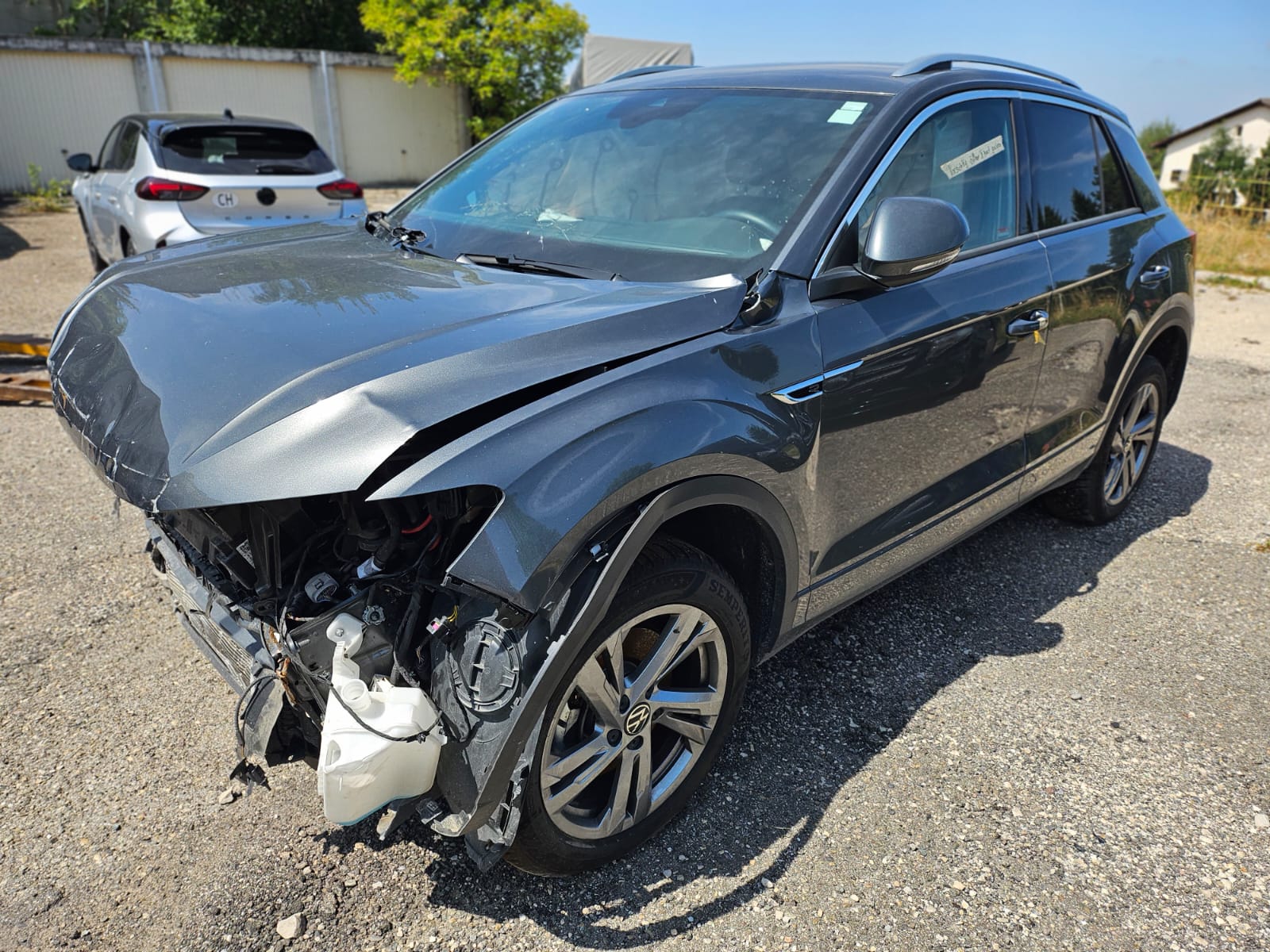 VW T-Roc 2.0 TSI R-Line DSG 4Motion BESCHADIG ENDOMMAGE-image-3