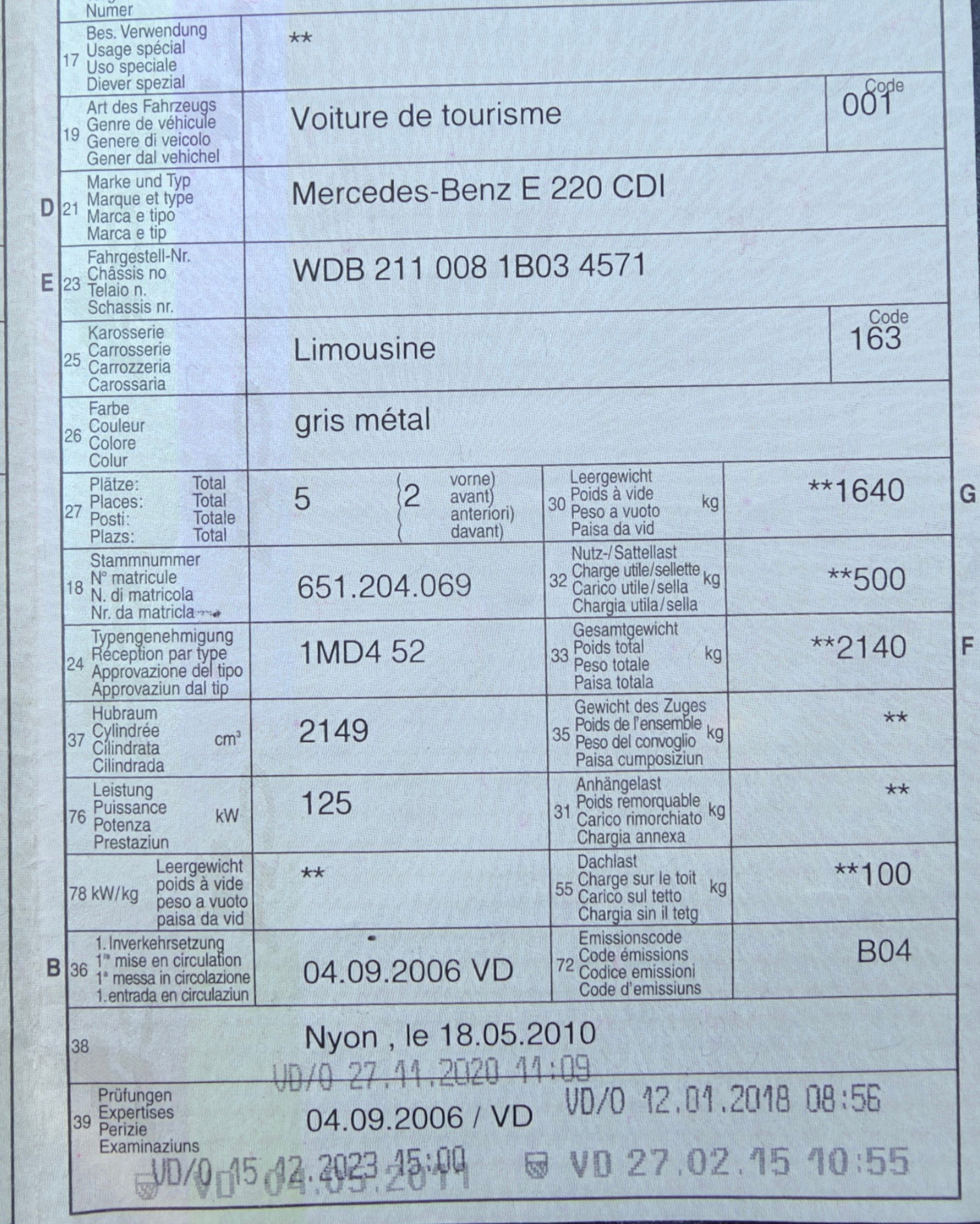 MERCEDES-BENZ E 220 CDI Elégance-image-12