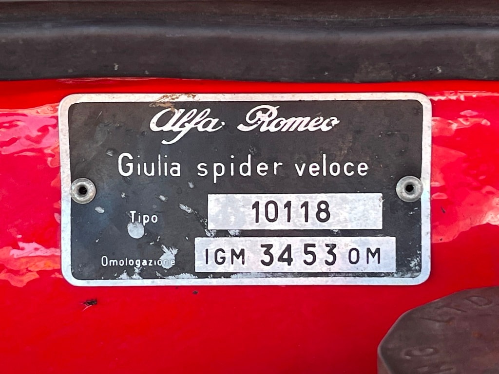 ALFA ROMEO Giulia Spider Veloce 1600 original-image-12