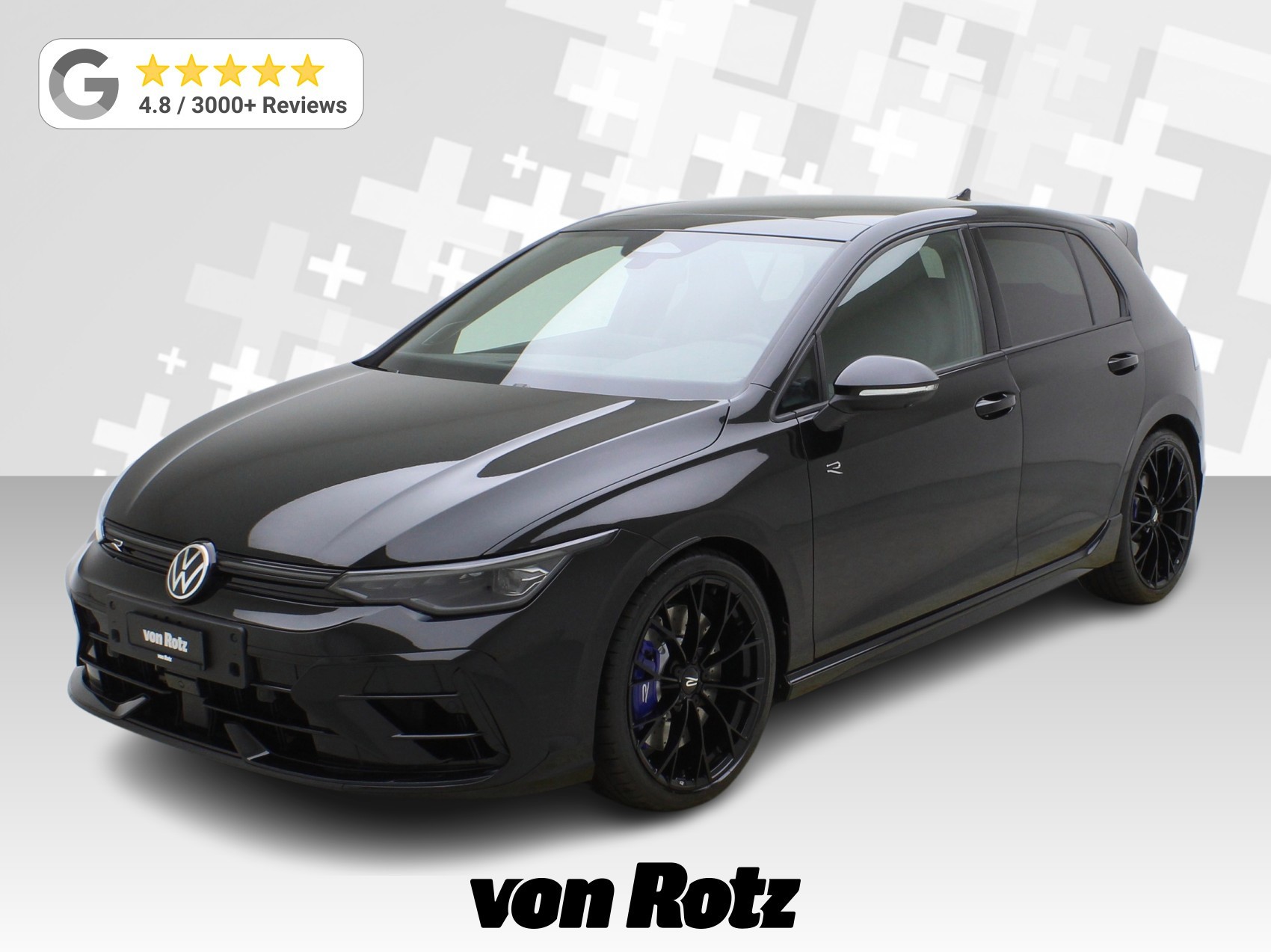VW Golf 8.5 2.0 TSI DSG R Black Edition 4Motion **VW Werksgarantie bis 09/2030**-image-0