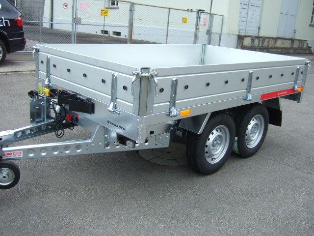 TEMARED Tipper Rückwärtskipper 2'000Kg mit Alubordwänden-image-3