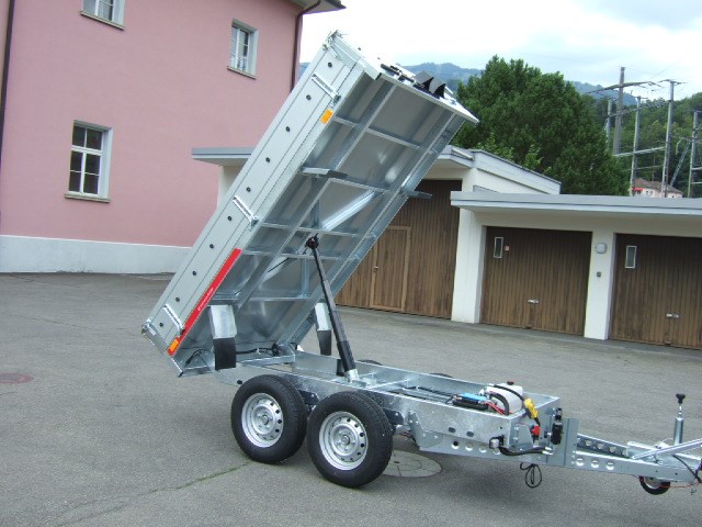 TEMARED Tipper Rückwärtskipper 2'000Kg mit Alubordwänden-image-5