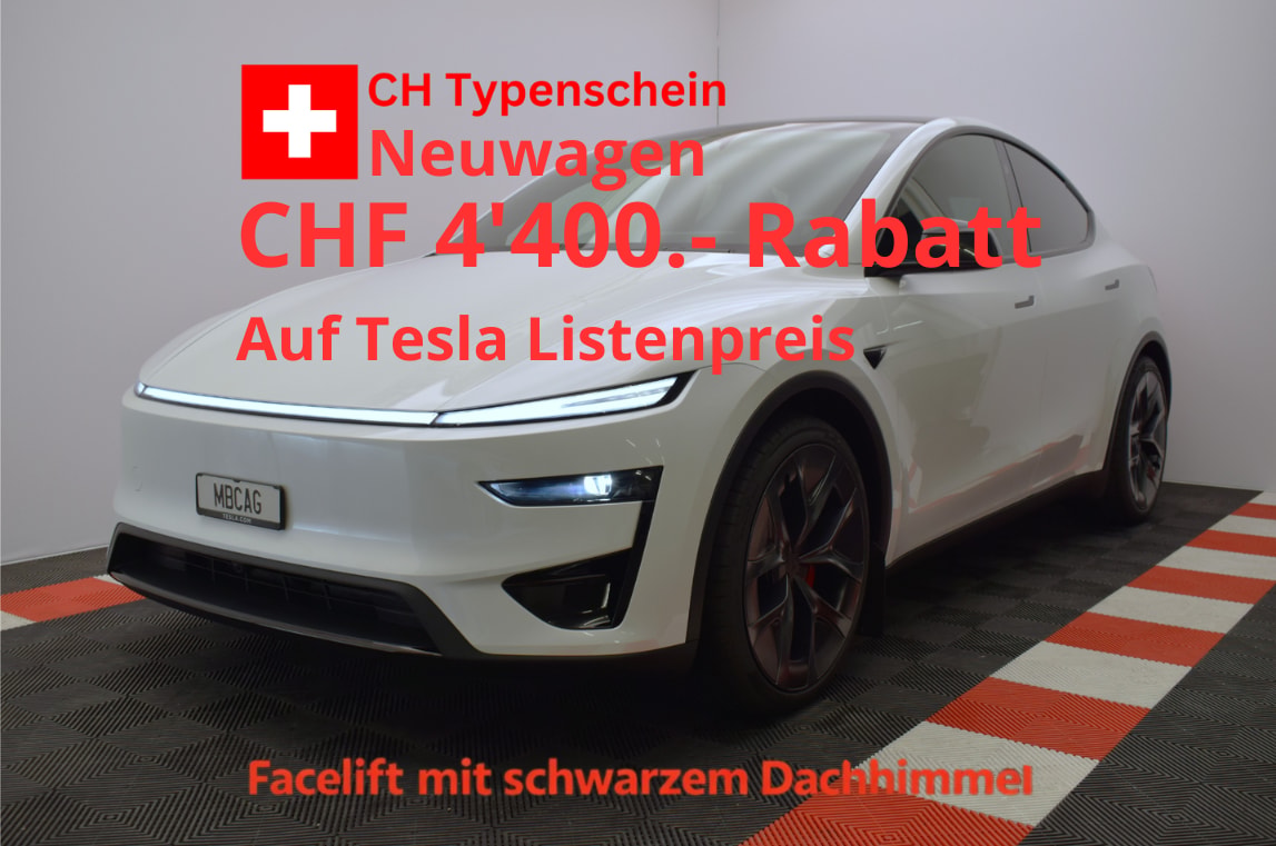 TESLA Model Y Performance AWD 626PS, 21 Zoll, Carbon, Made in Berlin