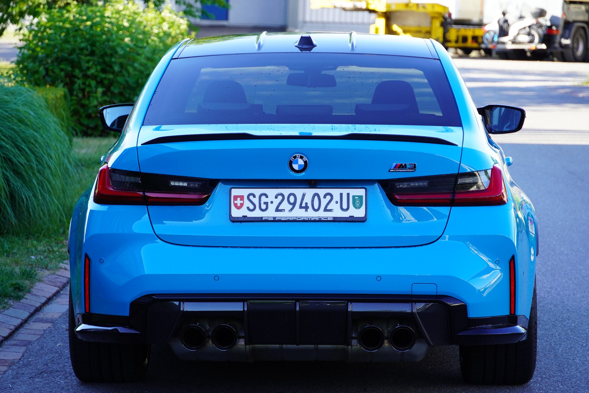 BMW M3 Competition M xDrive// MIAMI BLAU//CARBON SITZE//-image-6