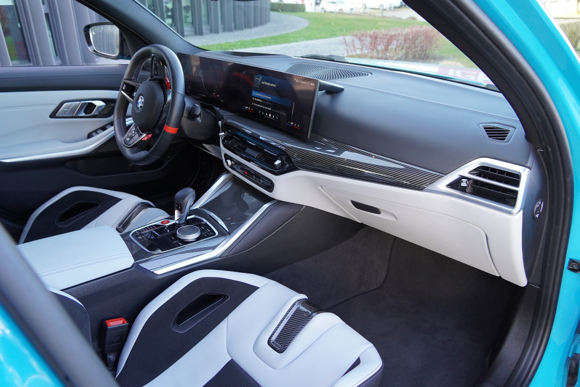 BMW M3 Competition M xDrive// MIAMI BLAU//CARBON SITZE//-image-9