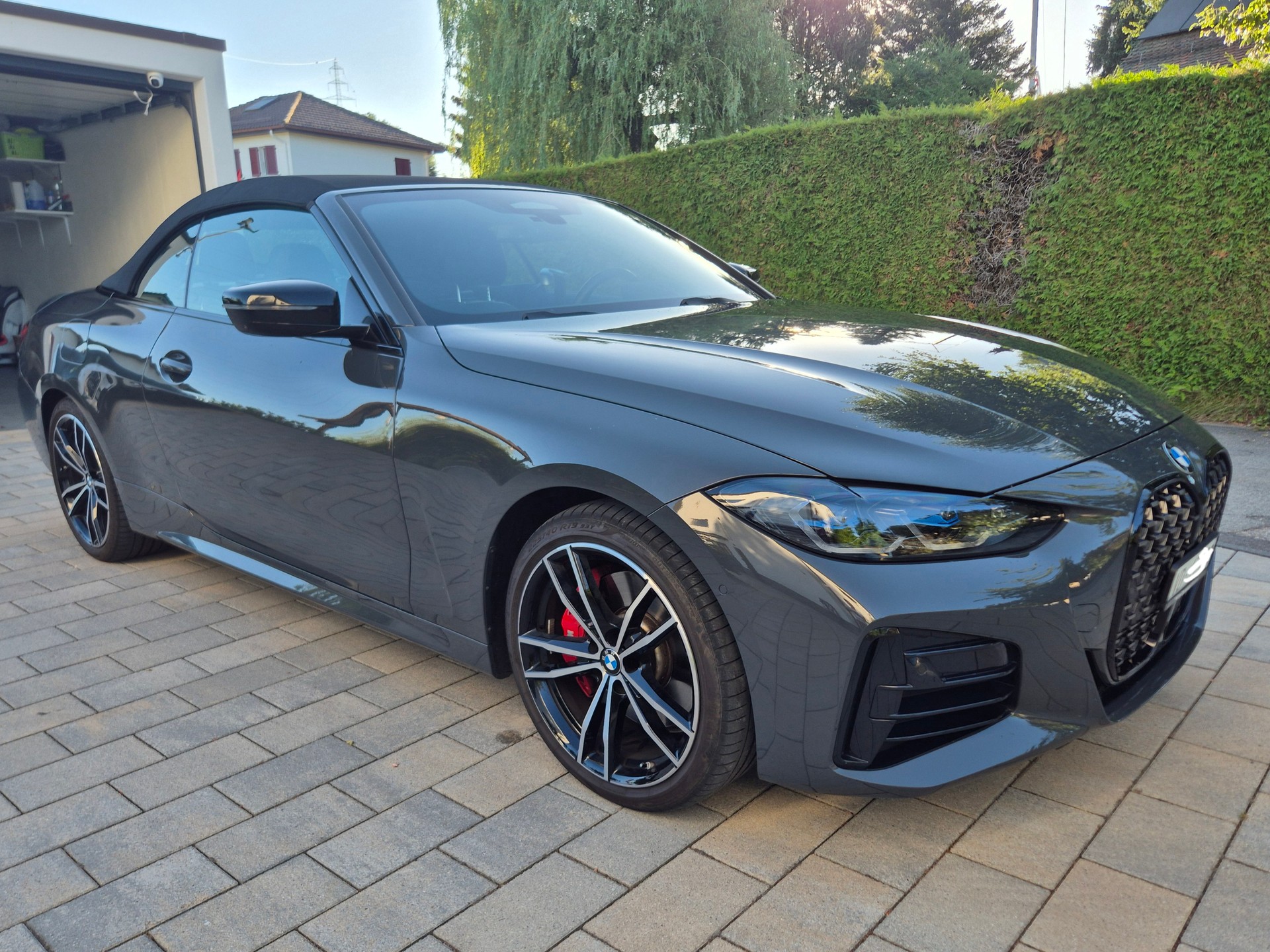 BMW M440i xDrive Cabriolet | Merino | Dravitgrau | Garantie bis 10/2027-image-4
