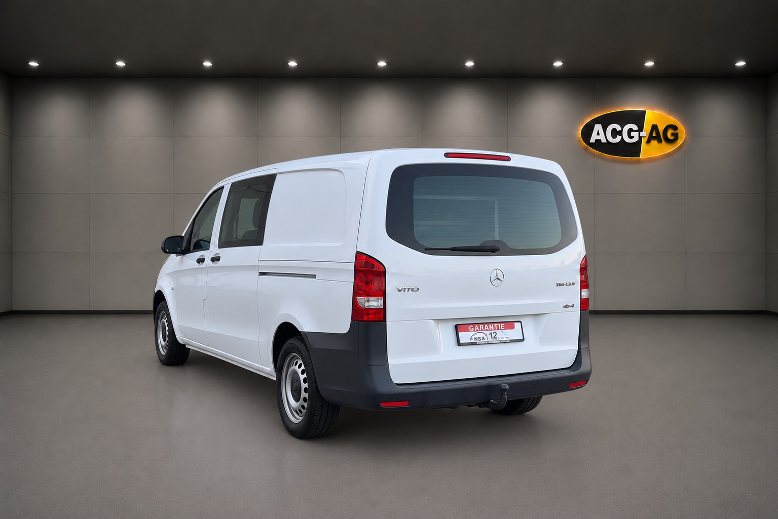 MERCEDES-BENZ Vito 114 CDI Extralang 9G-Tronic 4M Base ** 3-Plätzer ** Gr-Navi ** Anh-Kupplung ** Klimaanlage ** PDC ** Neues Modell 2023 **-image-3