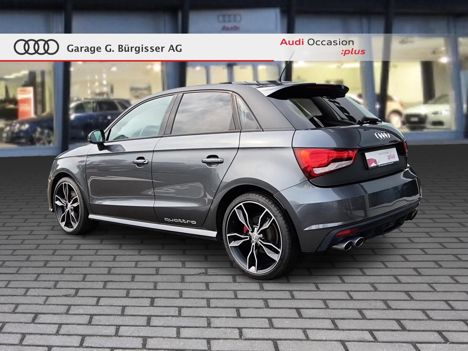 AUDI S1 Sportback 2.0 TFSI Sport quattro Daytonagrau Perleffekt-image-3
