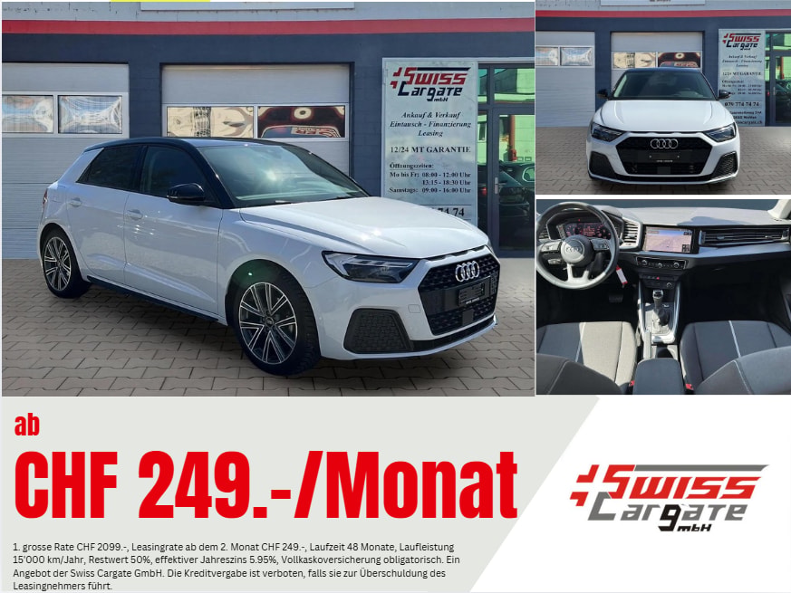 AUDI A1 Sportback 30 TFSI S-tronic mit 5J Werksgarantie oder bis 100000km
