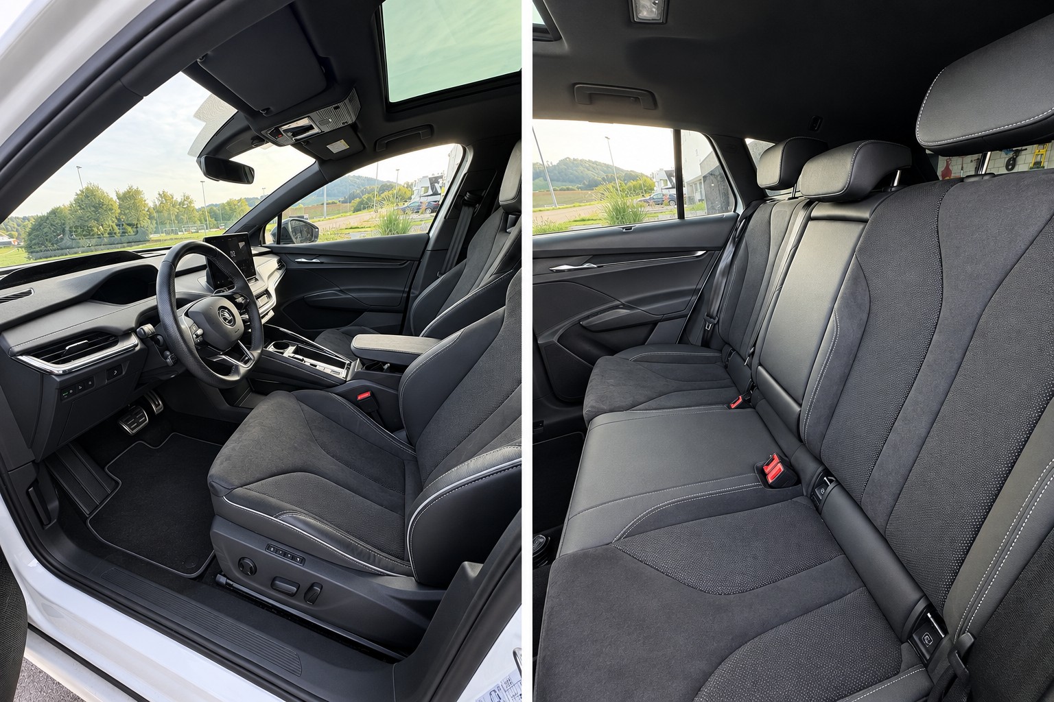 SKODA ENYAQ IV 80 Sportline *Vollausstattung*, *8-fach bereift*, *neue Winterreifen*, *1. Hand*-image-5