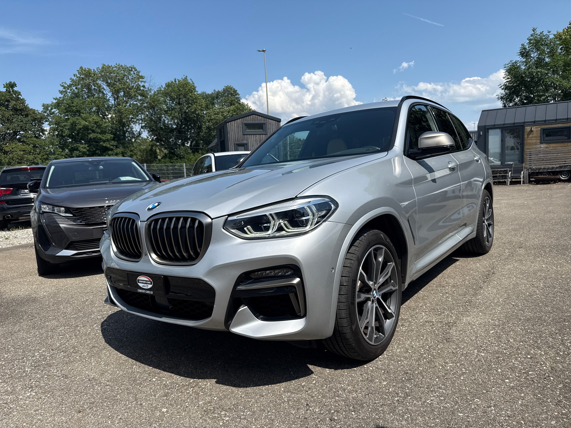BMW X3 M40d Steptronic Leder Canberra-beige-image-1