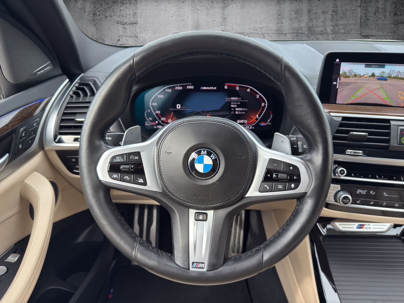 BMW X3 M40d Steptronic Leder Canberra-beige-image-10