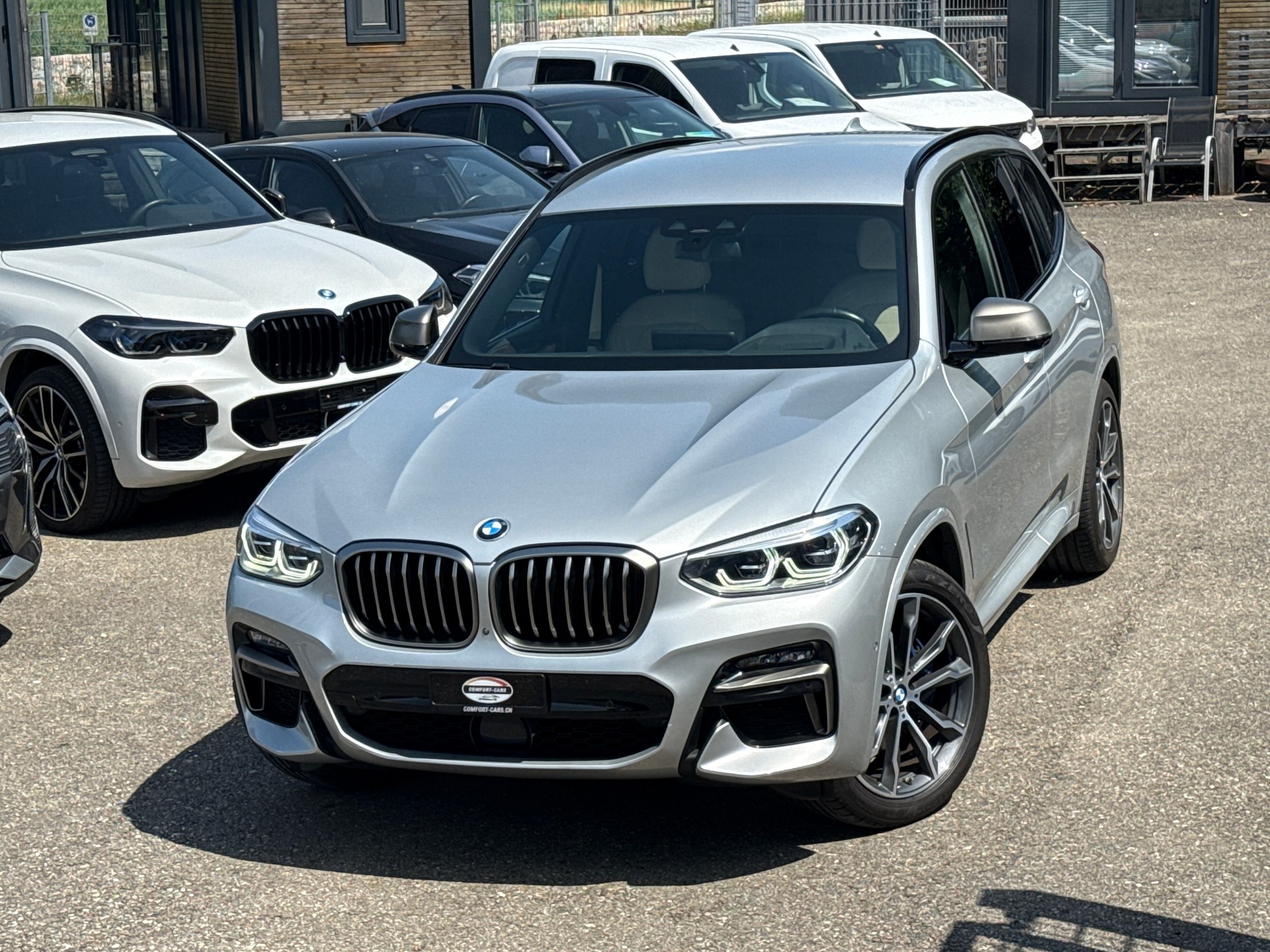 BMW X3 M40d Steptronic Leder Canberra-beige-image-0