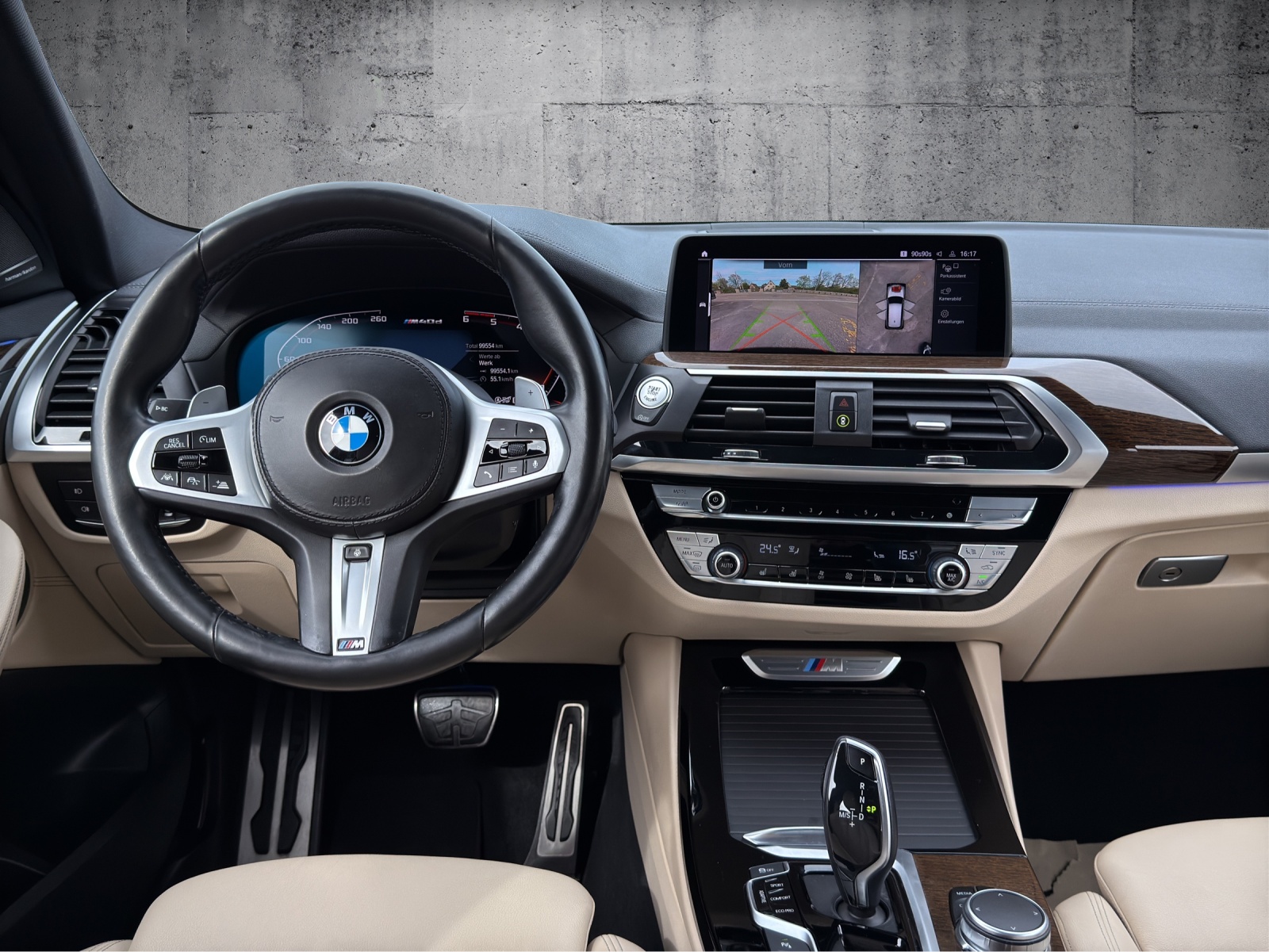 BMW X3 M40d Steptronic Leder Canberra-beige-image-14