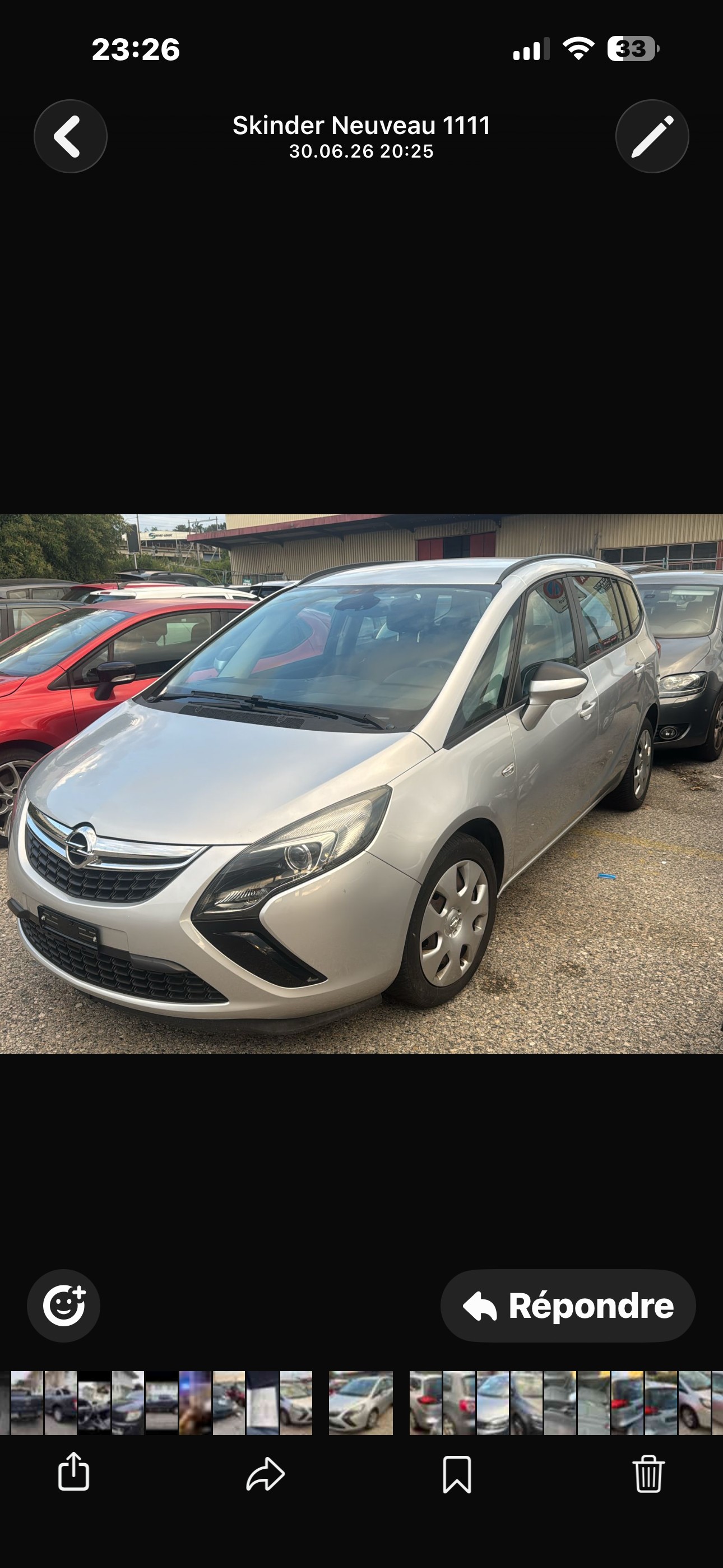 OPEL Zafira Tourer 1.6i 16V CNG Turbo Cosmo-image-10