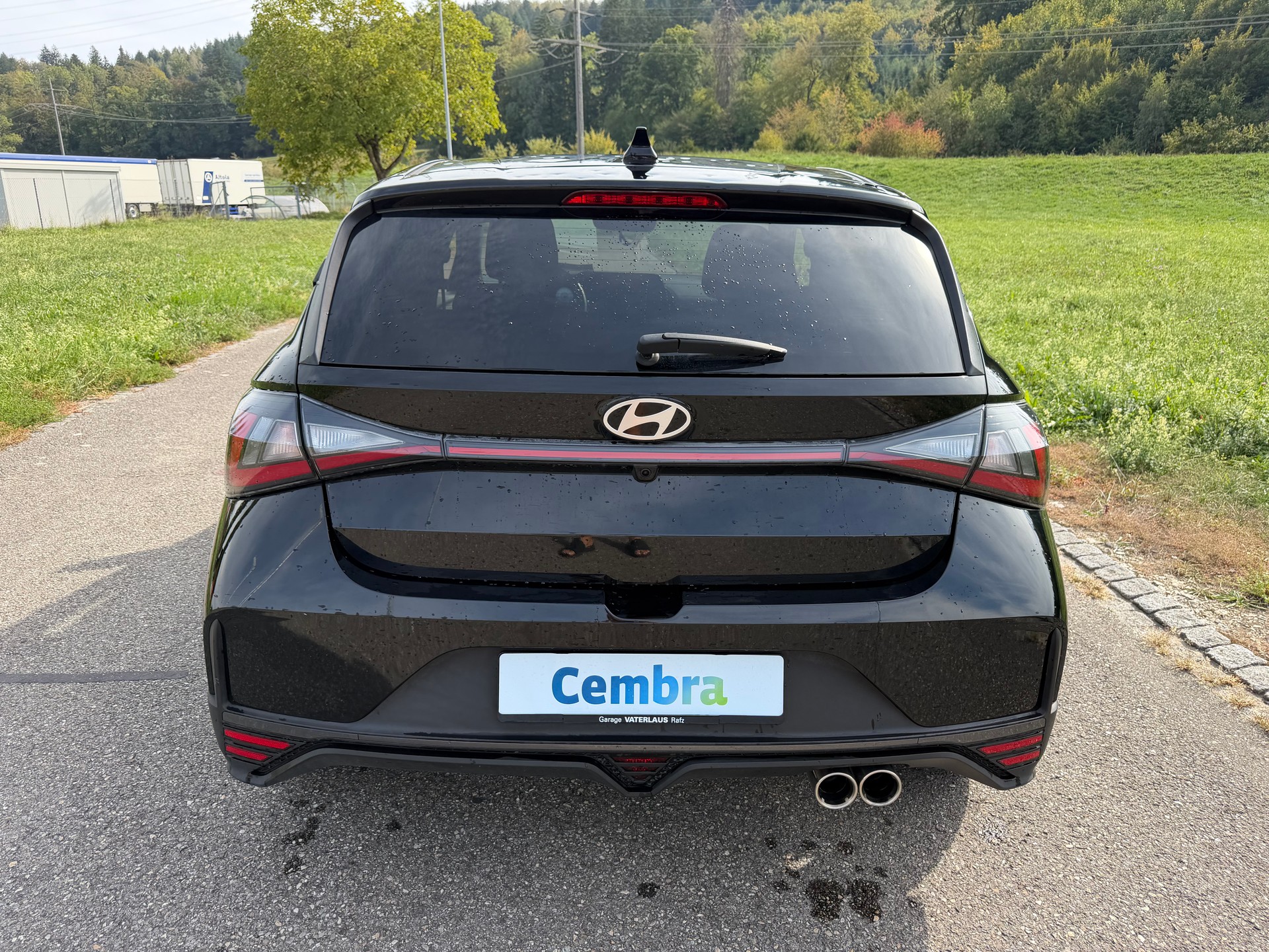 HYUNDAI SCHWARZ CH WAGEN AUTOMAT i20 1.0 T-GDi N-LINE !! DCT. AUTO HAT HAGELSCHADEN. BLACK LINE. GARANTIE 5 JAHRE !!-image-40