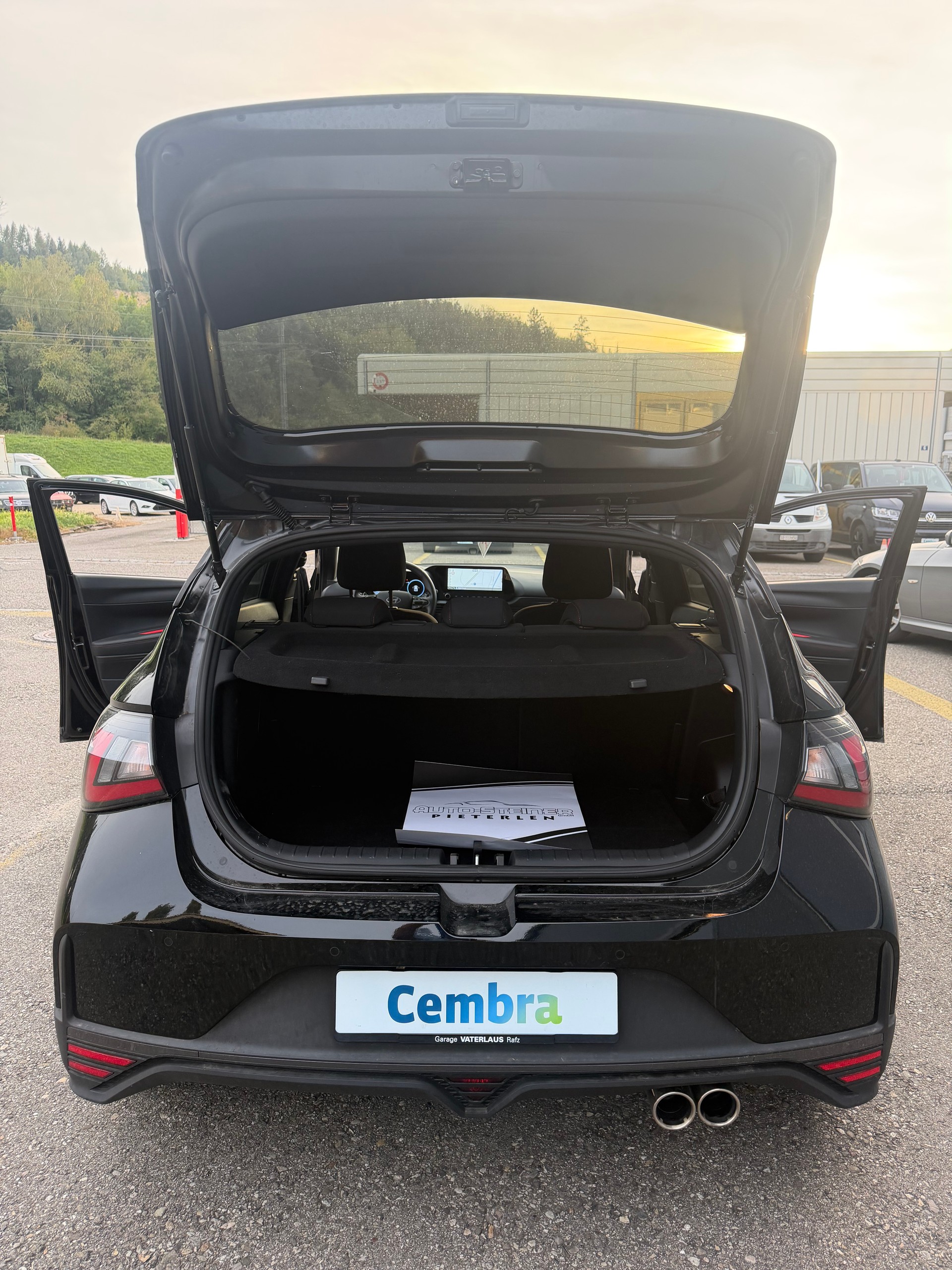 HYUNDAI SCHWARZ CH WAGEN AUTOMAT i20 1.0 T-GDi N-LINE !! DCT. AUTO HAT HAGELSCHADEN. BLACK LINE. GARANTIE 5 JAHRE !!-image-21