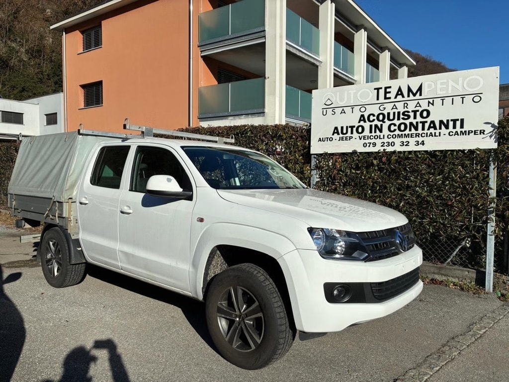 VW Amarok 2.0 BiTDI Trendline 4Motion permanent A-image-0