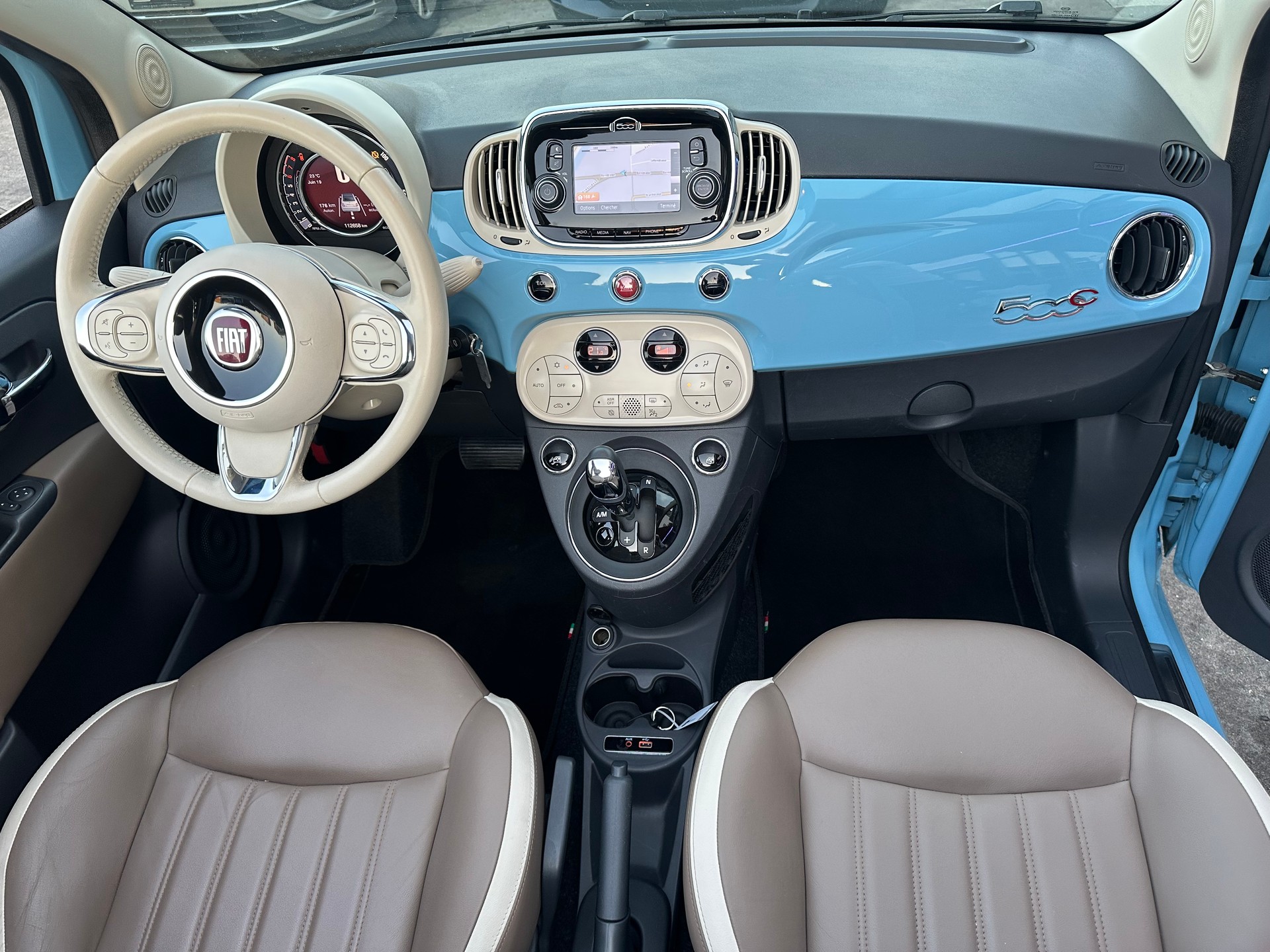 FIAT 500C 0.9 Twinair Lounge Dualogic-image-13