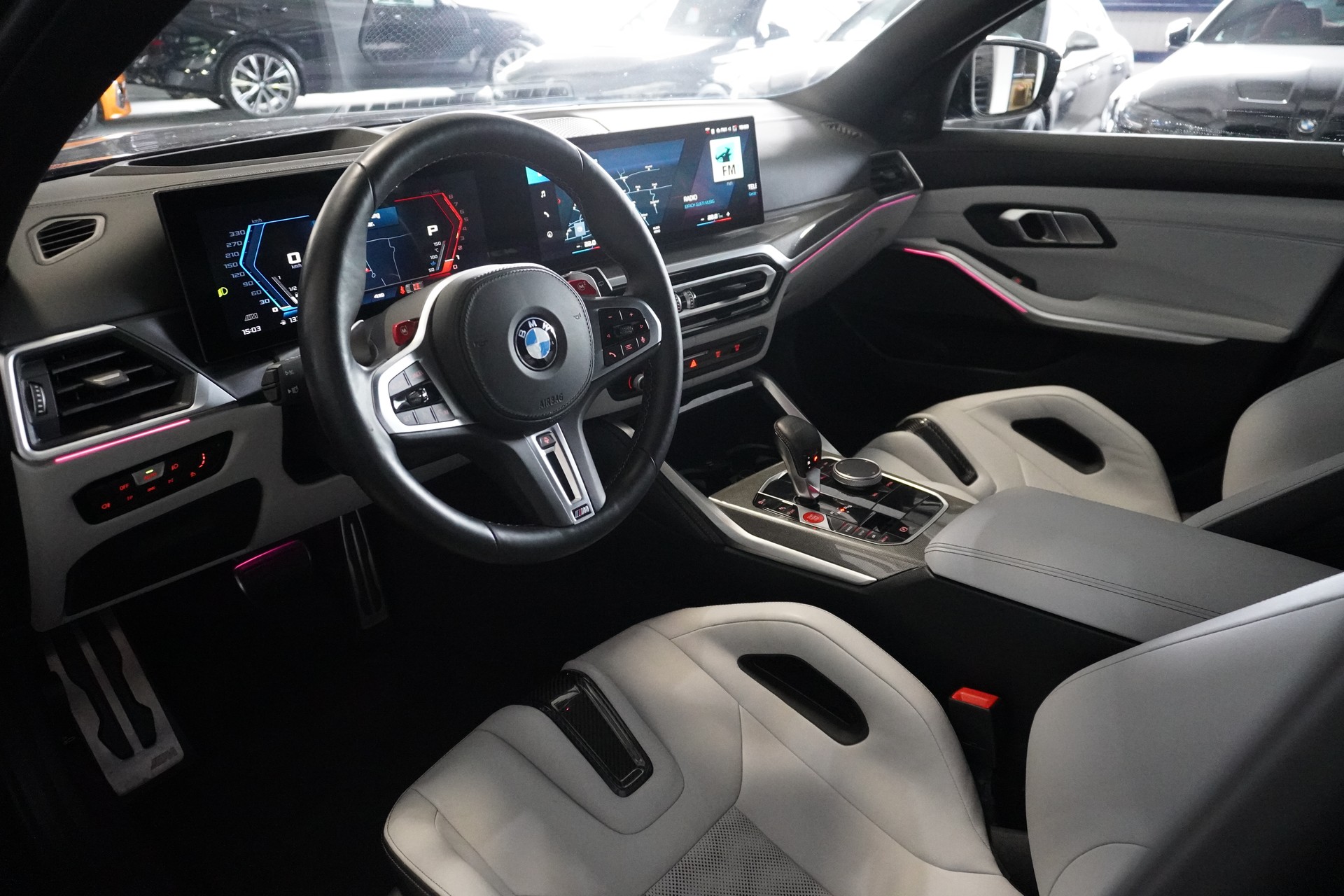 BMW M3 Touring xDrive Competition M // BMW Werksgarantie bis 04/2027 // Individual Lackierung Venezia Violett //-image-8