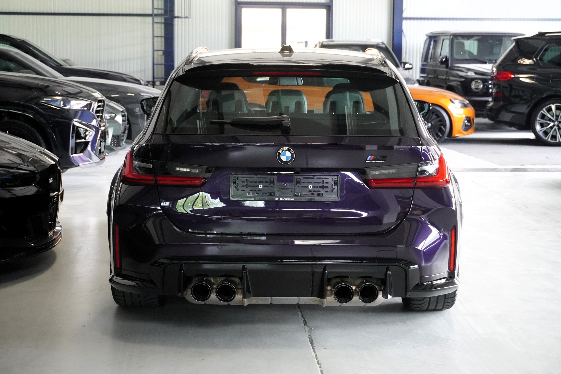 BMW M3 Touring xDrive Competition M // BMW Werksgarantie bis 04/2027 // Individual Lackierung Venezia Violett //-image-6