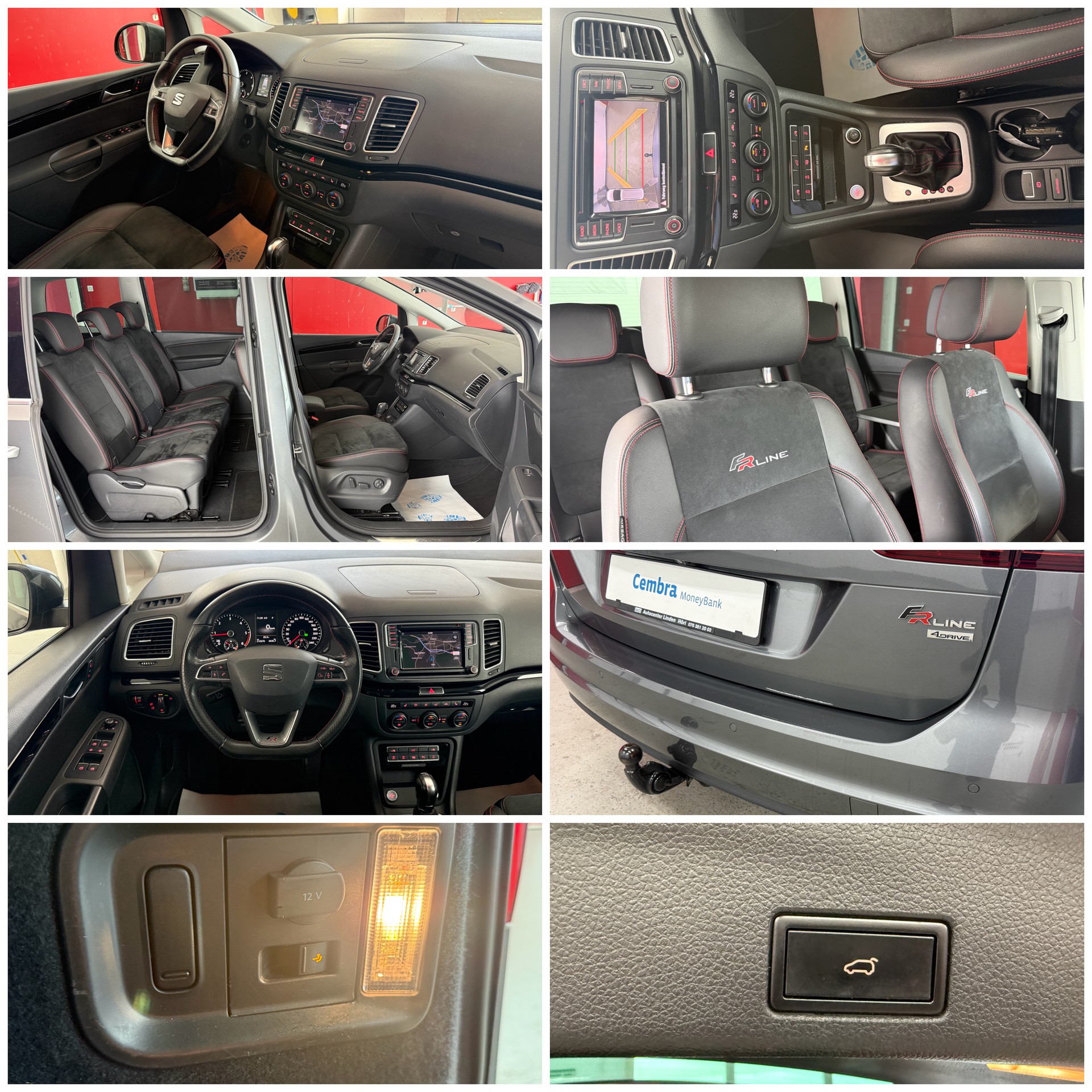 SEAT Alhambra 2.0 TDI FR Line 4Drive, frisch ab MFK, AHK 2.4T, RFK, DAB, TEL, BT, 360° Sensoren, Toter WA, 1J. Garantie uvm-image-24