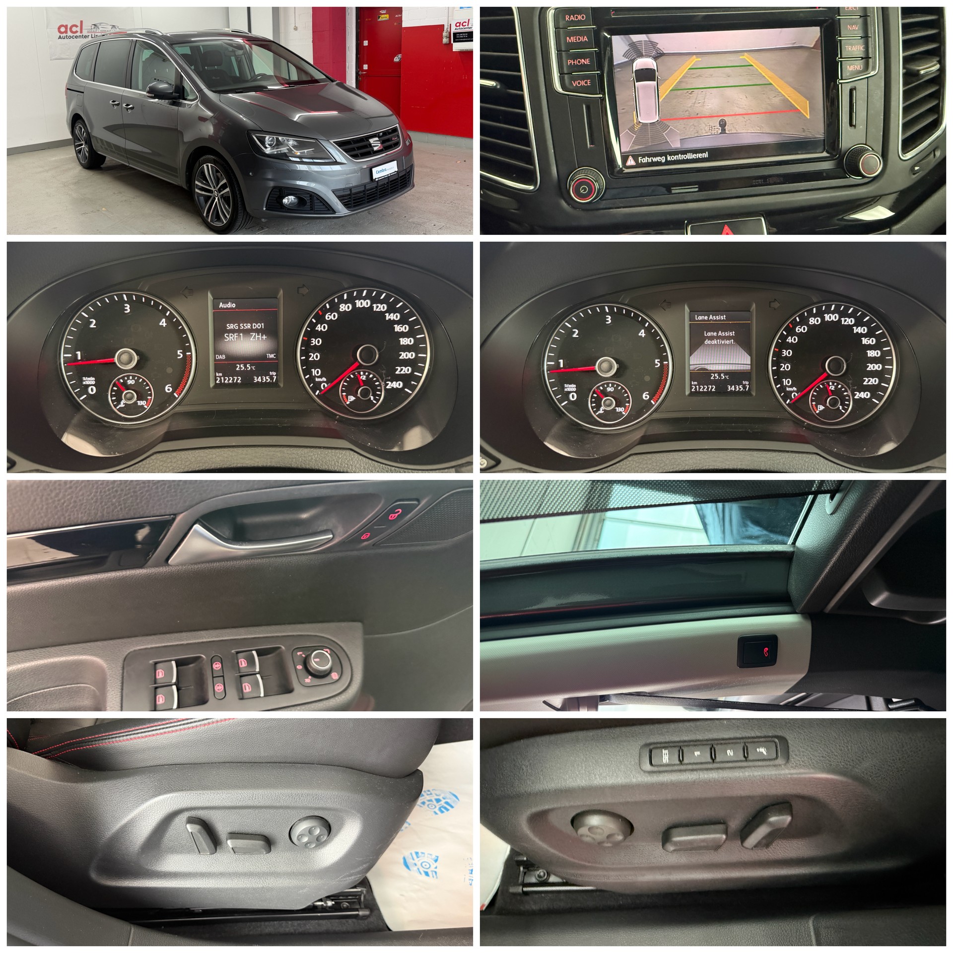 SEAT Alhambra 2.0 TDI FR Line 4Drive, frisch ab MFK, AHK 2.4T, RFK, DAB, TEL, BT, 360° Sensoren, Toter WA, 1J. Garantie uvm-image-26