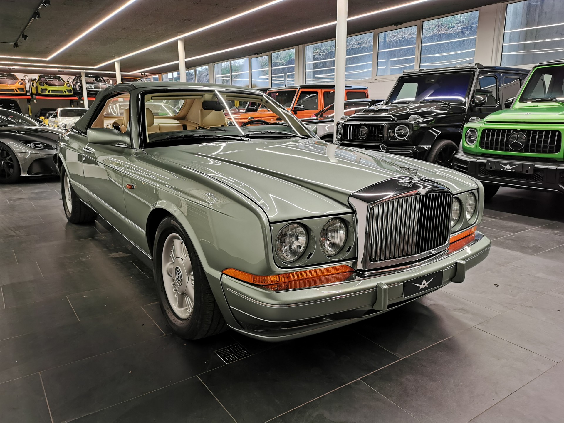 BENTLEY AZURE 1. SERIE OHNE ELEKTRONIK VOLL PERFEKT AB VETERANENPRÜFUNG OLDTIMER AURORA GRÜN AB SERVICE NÄCHSTE MFK IN 7 JAHREN!-image-12