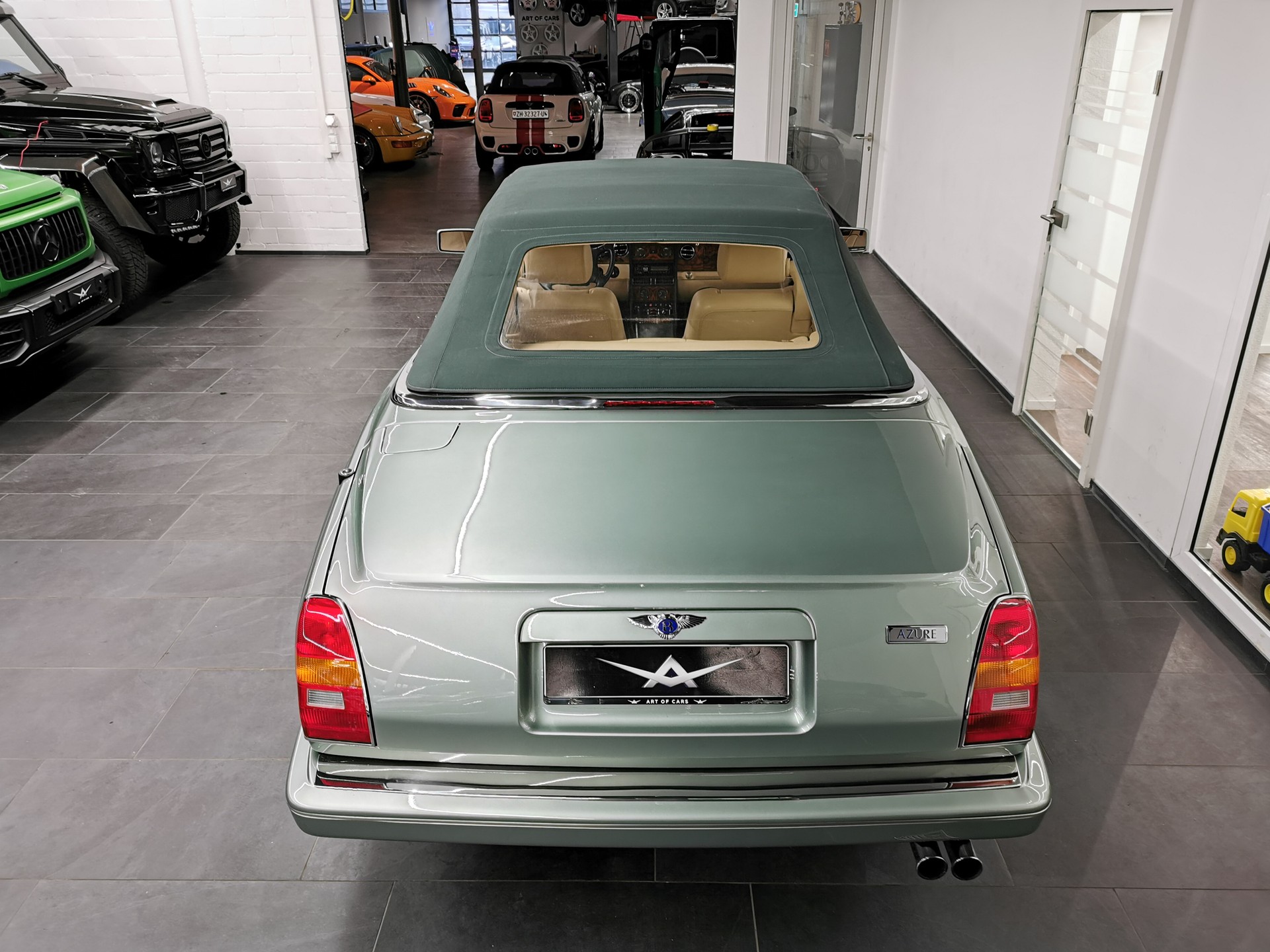 BENTLEY AZURE 1. SERIE OHNE ELEKTRONIK VOLL PERFEKT AB VETERANENPRÜFUNG OLDTIMER AURORA GRÜN AB SERVICE NÄCHSTE MFK IN 7 JAHREN!-image-2