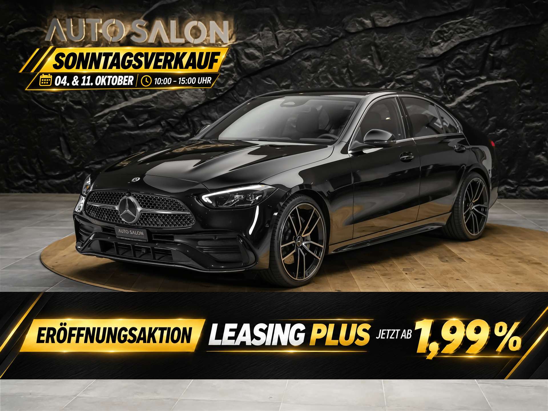 MERCEDES-BENZ C 300 Limo AMG Advance *Werksgarantie*20" Felgen*-image-0