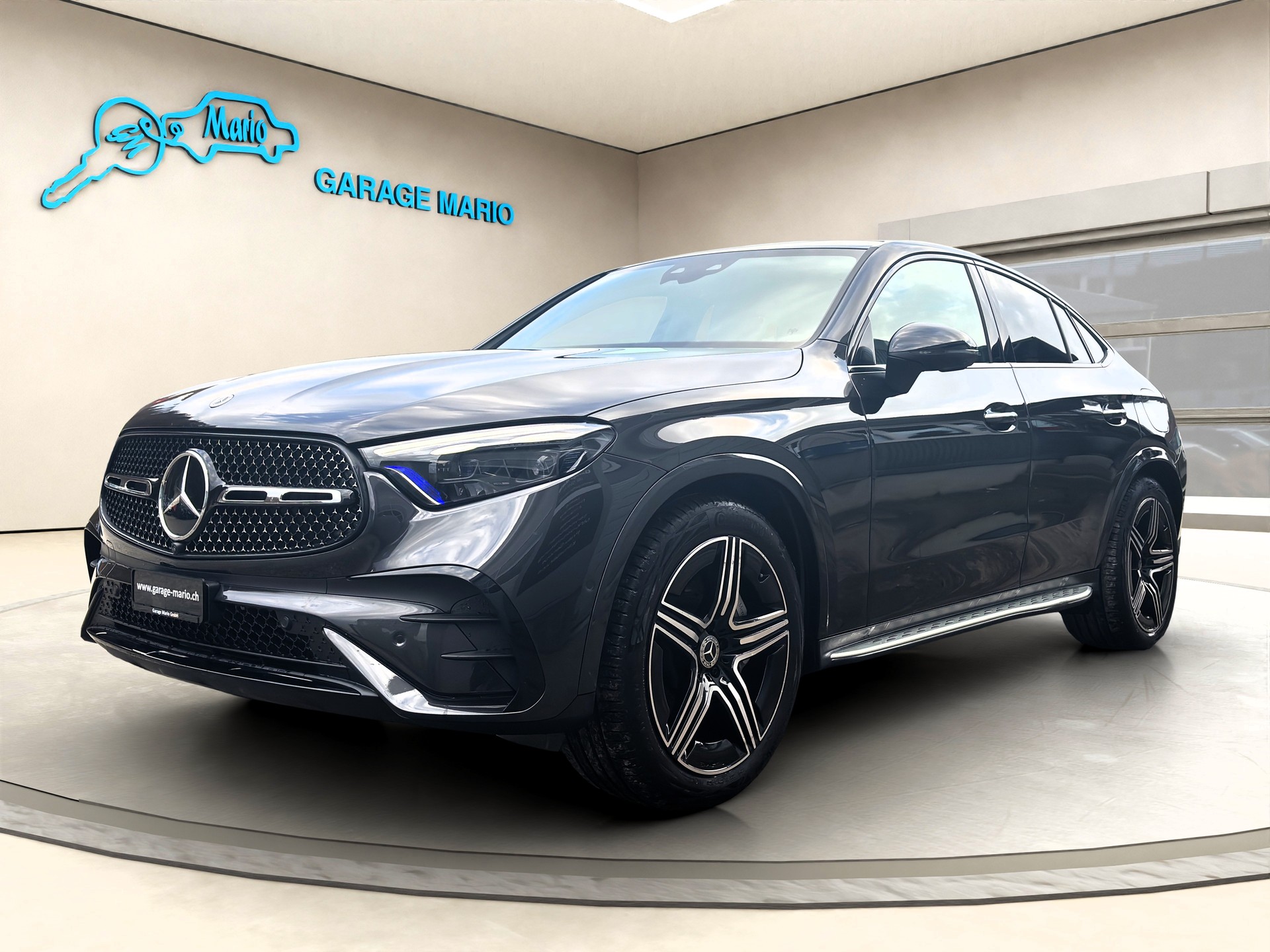 MERCEDES-BENZ GLC Coupé 300 de * AMG LINE * 4Matic 9G-Tronic-image-2