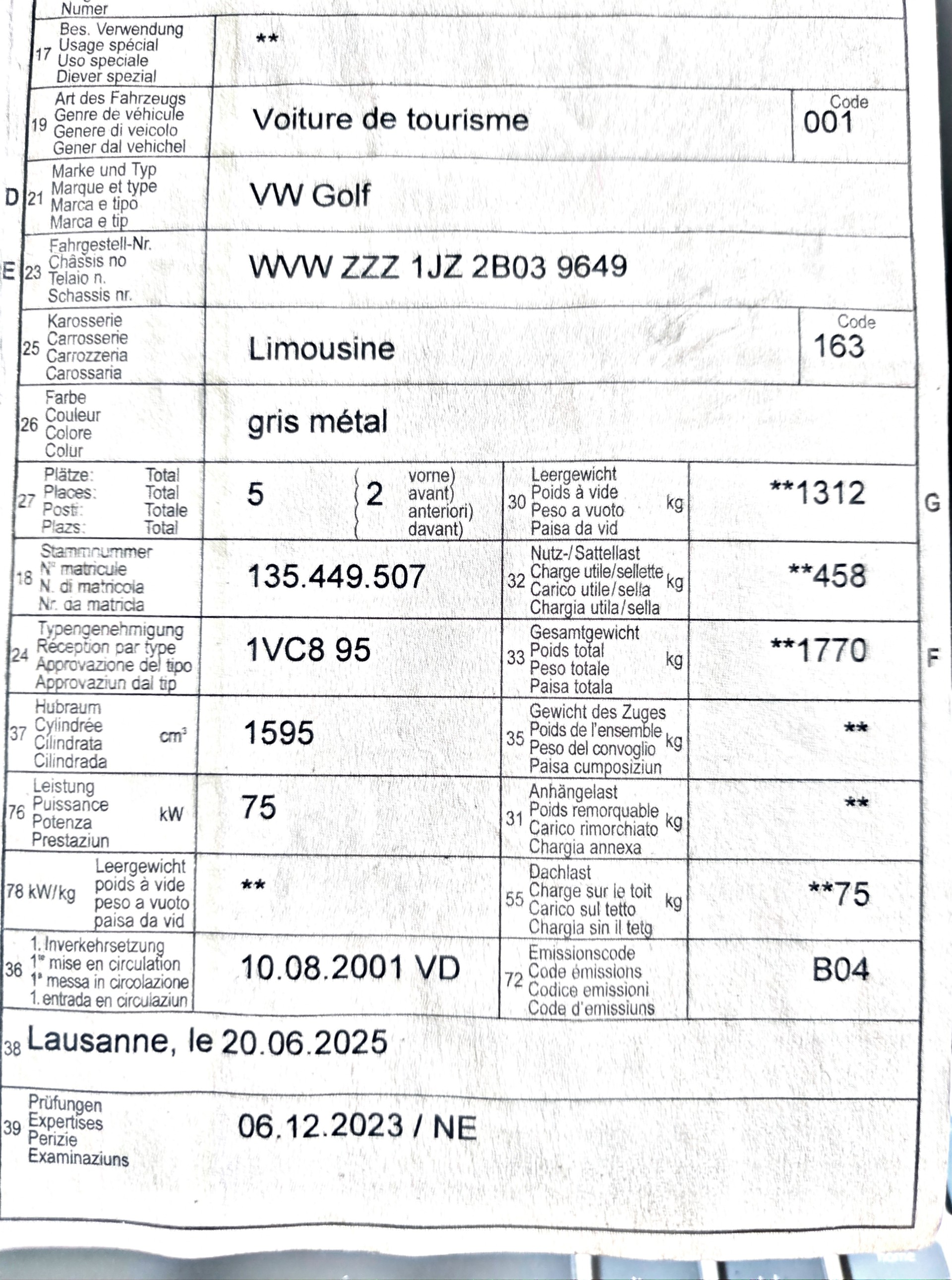 VW Golf 1.6 Comfortline Generation Automatic-image-11