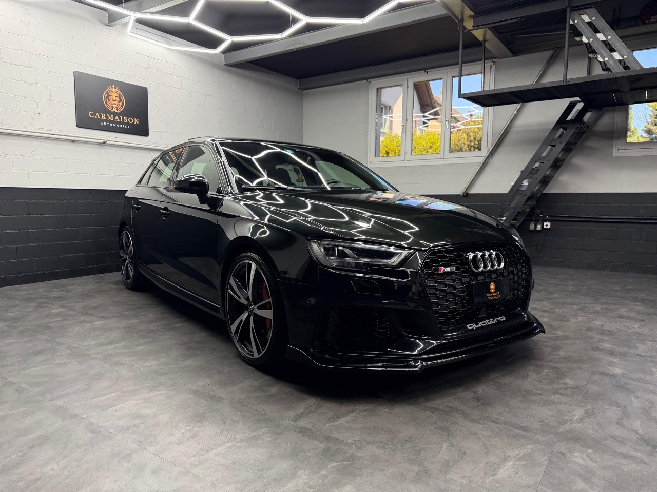 AUDI RS3 Sportback 2.5 TSI quattro | ABT | Pantherschwarz Met | Remus Auspuff ohne OPF | ACC | Schiebedach | Rückfahrkamera | CH-FZ-image-0