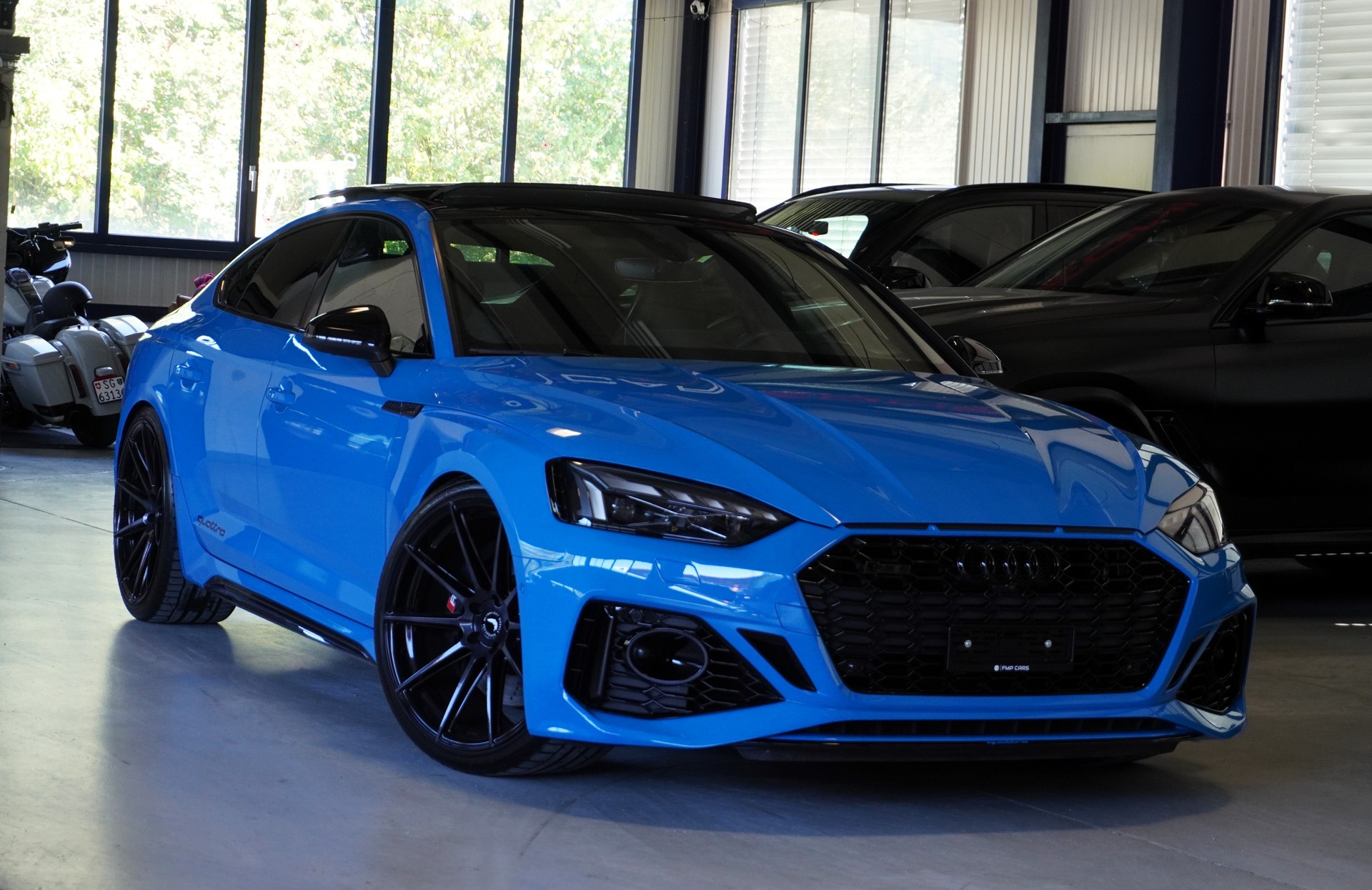 AUDI RS5 Sportback 2.9 TFSI quattro tiptronic // Barracuda Wheels 21'' // H&R Gewindefedern // Turboblau //-image-2