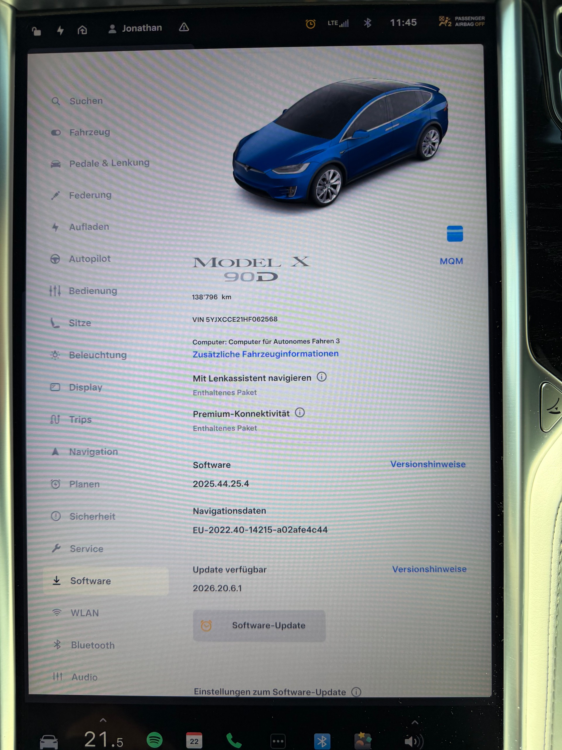 TESLA Model X 90 D / SoH 87,4% / 7Sitzer-image-23