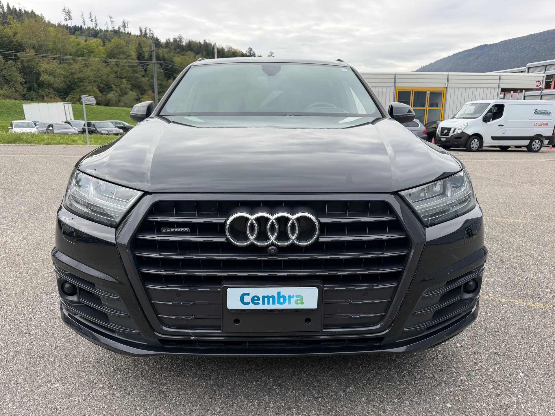 AUDI S-LINE !! Q7 3.0 TFSI " 2018" QUATTRO MIT 7 SITZPLÄTZE" TIPTRONIC 333 PS BENZIN. AB MFK. AB SERVICE. MIT AHK 3500 KG .-image-13