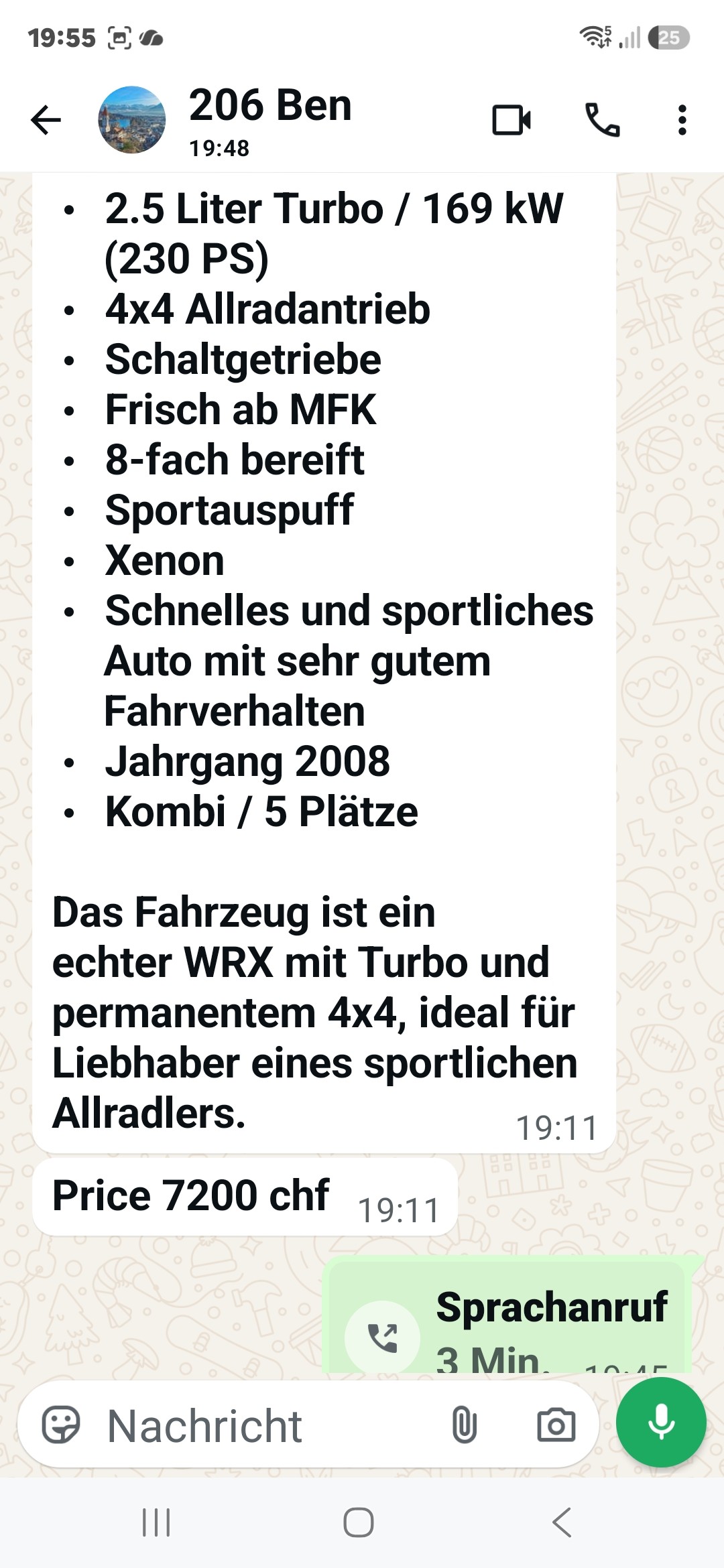 SUBARU Impreza 2.5 Turbo 4WD WRX RS-Z-image-8