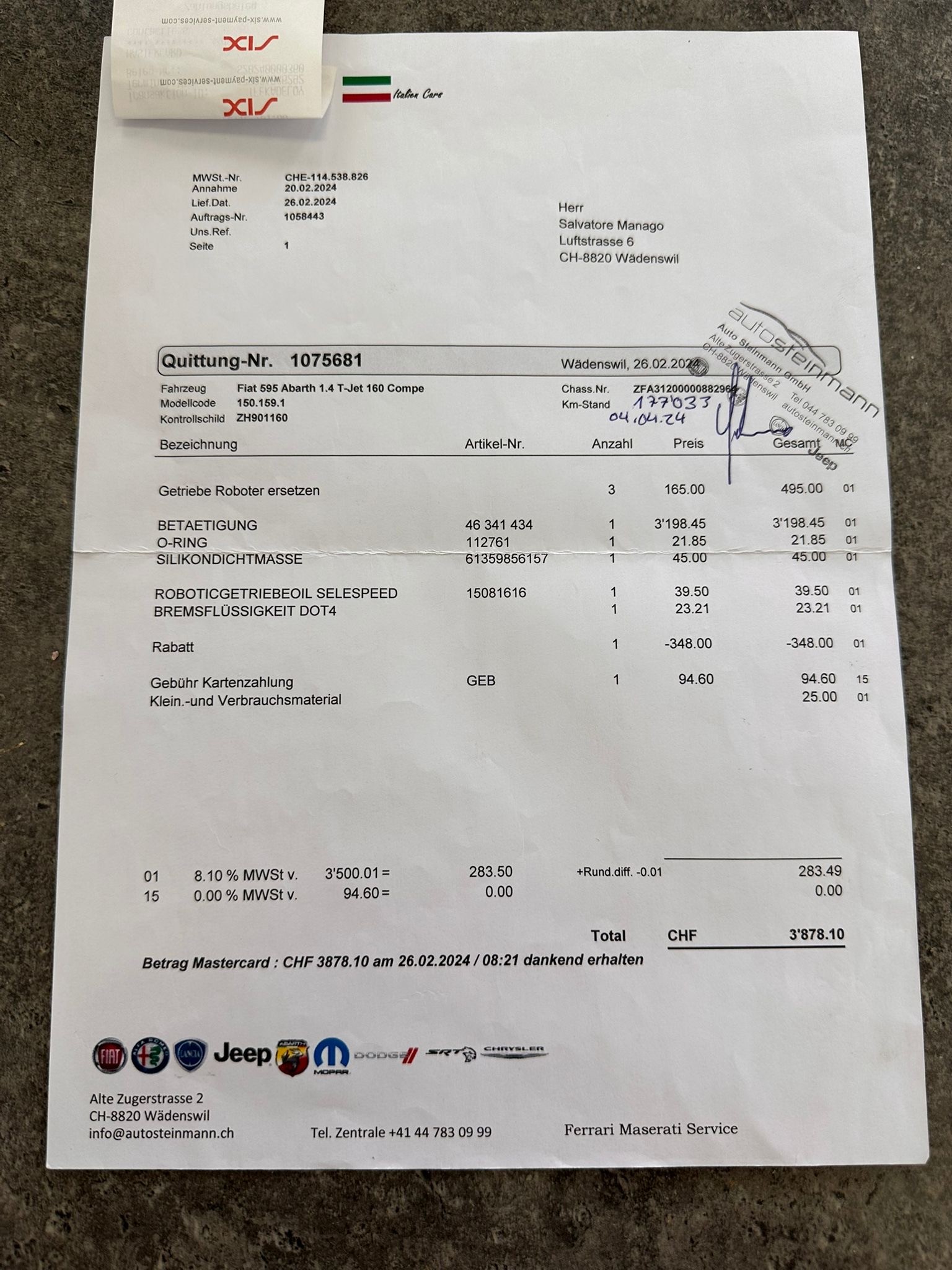 FIAT 595 1.4 16V Turbo Abarth Competizione Dualogic-image-22