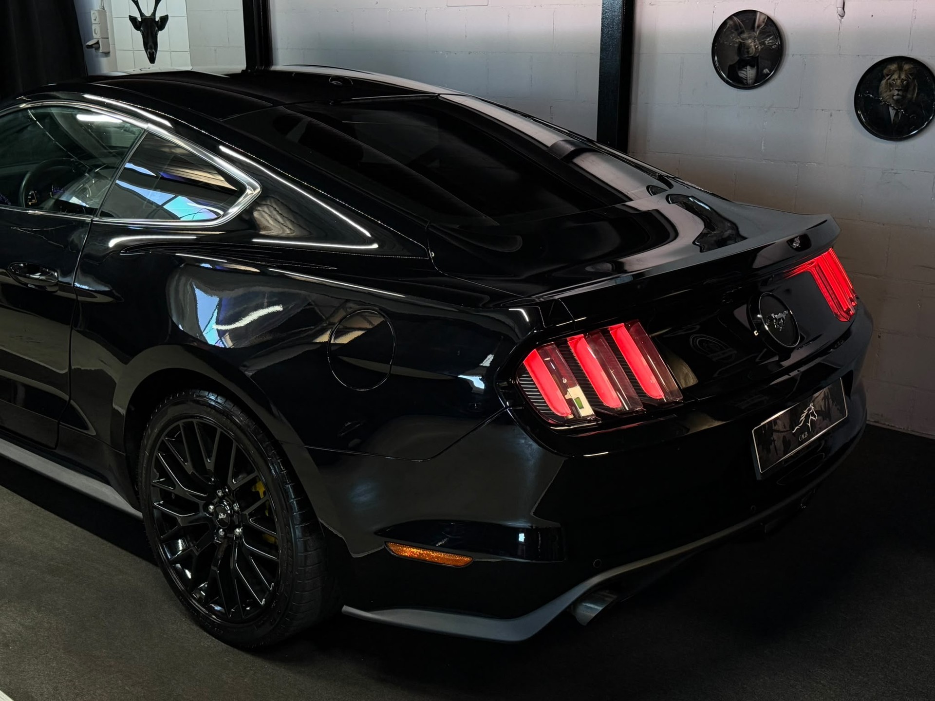 FORD Mustang Fastback 2.3 Automat / All Black / CH- Auto-image-5