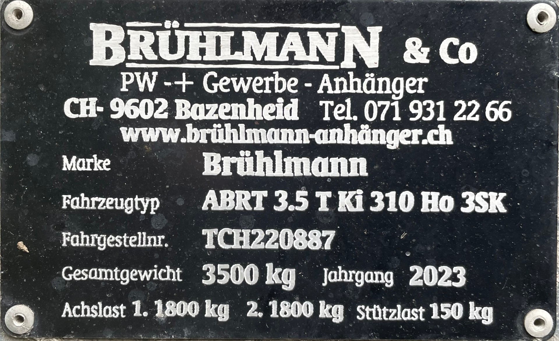 BRÜHLMANN 3 Seiten Kipper ABRT 3.5 T 310 Ho 3 SK-image-4