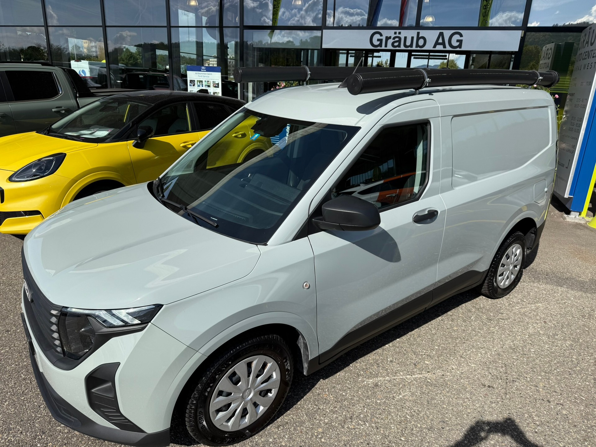 FORD Transit Courier Van 1.0 EcoBoost Trend Automat - INKL. Holzboden + 8fach bereift-image-2