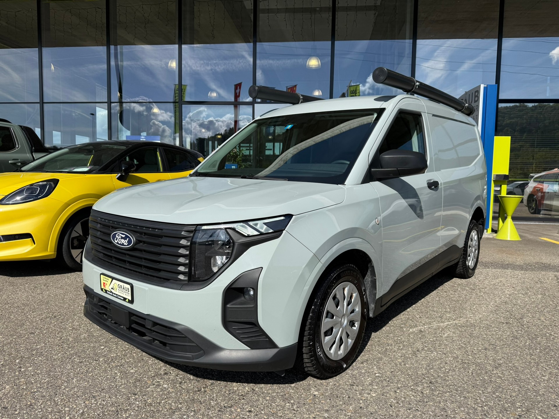 FORD Transit Courier Van 1.0 EcoBoost Trend Automat - INKL. Holzboden + 8fach bereift-image-0