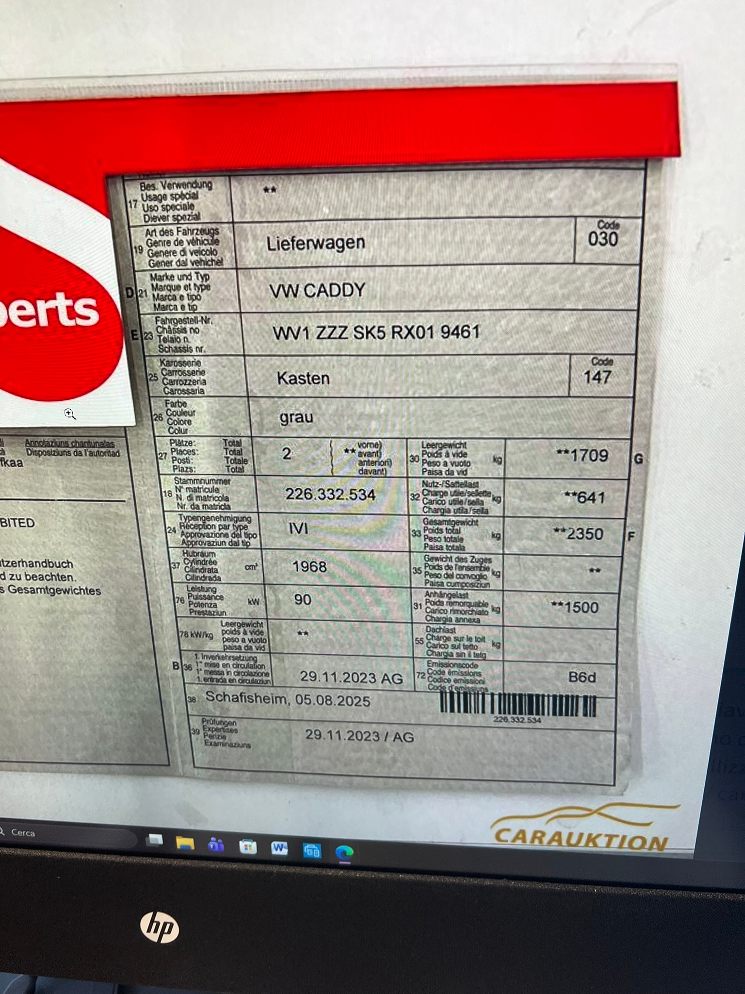 VW Caddy Cargo 2.0TDI 4Motion-image-11