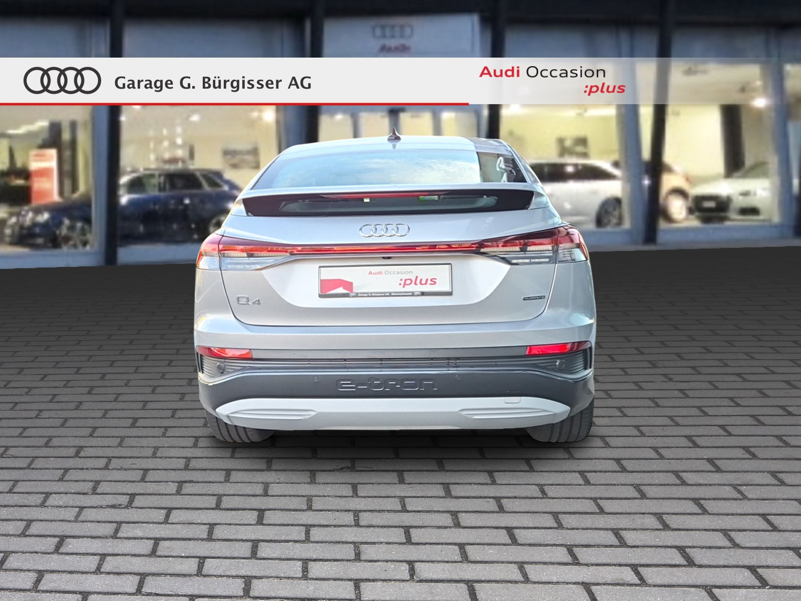 AUDI Q4 Sportback e-tron 45 quattro Florettsilber Metallic-image-4