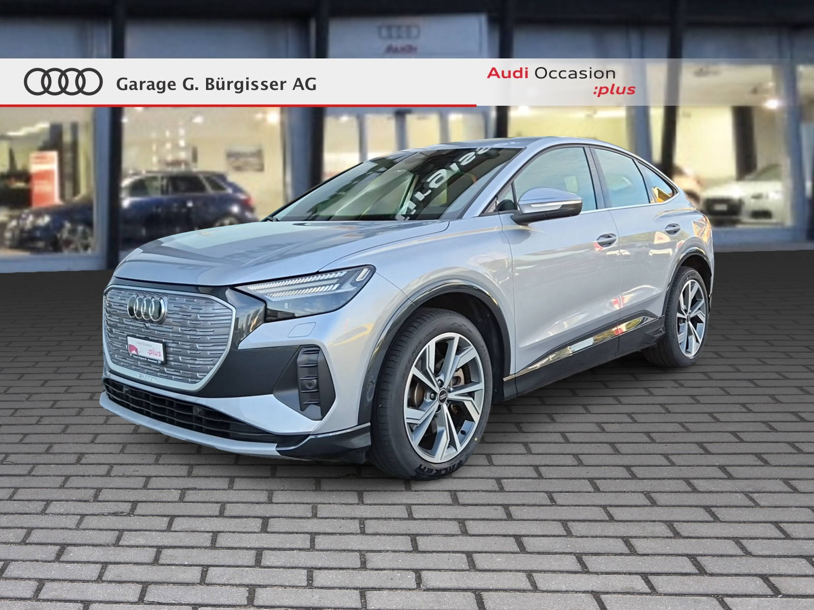 AUDI Q4 Sportback e-tron 45 quattro Florettsilber Metallic-image-0