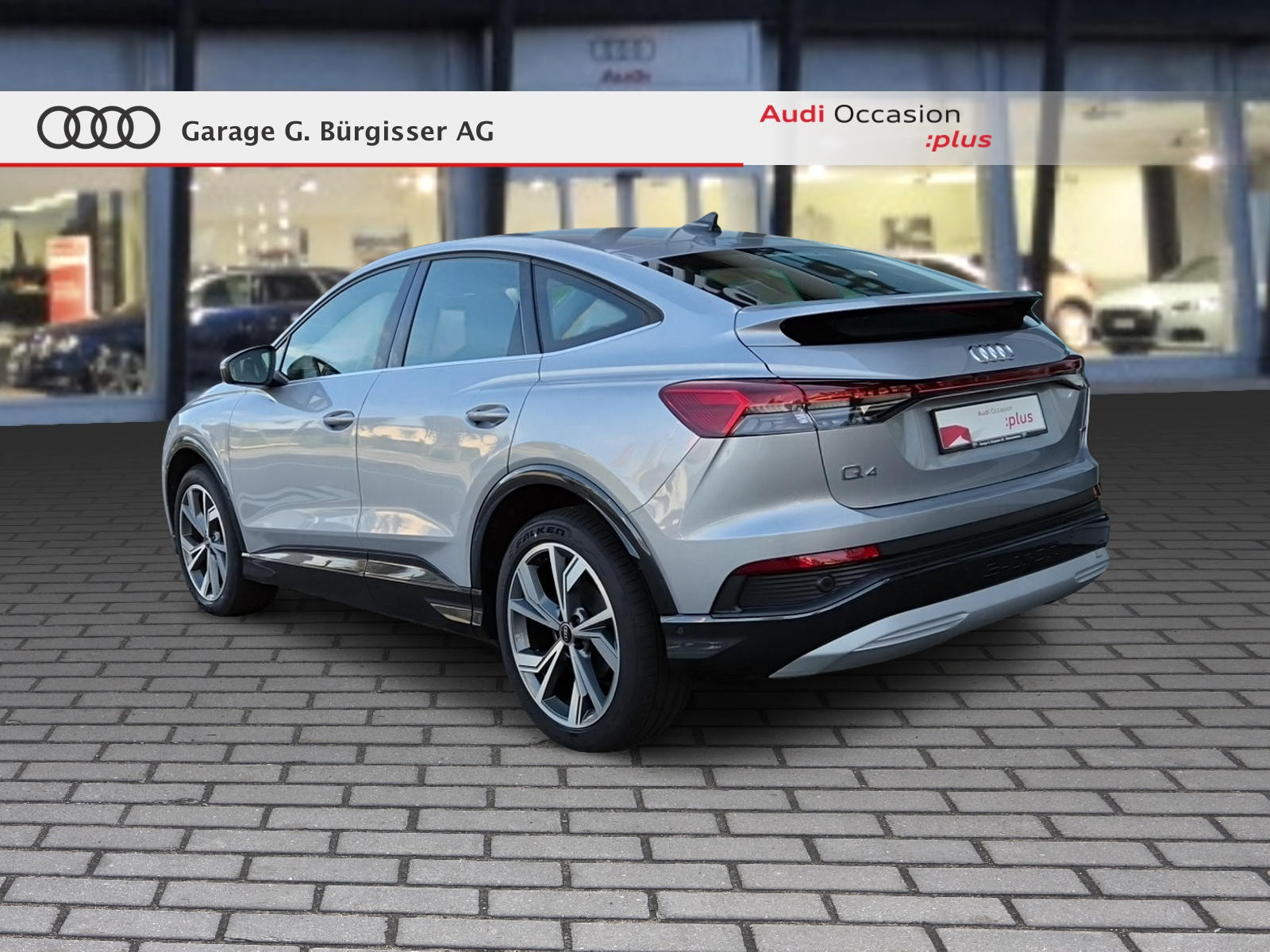 AUDI Q4 Sportback e-tron 45 quattro Florettsilber Metallic-image-3
